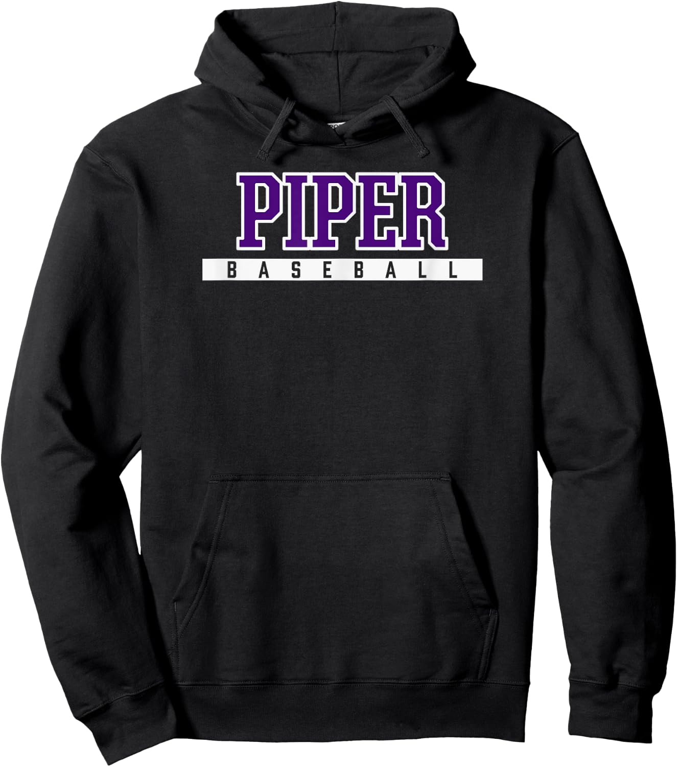 Piper High School Baseball Hoodie - Hoodie | Black