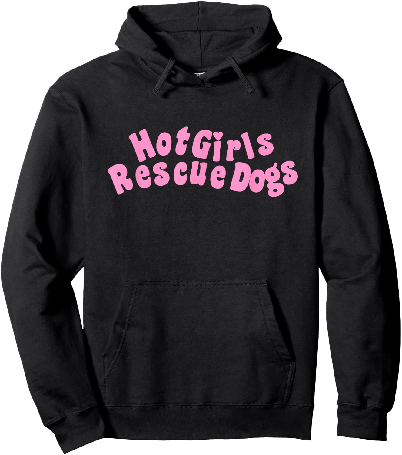 Hot, Girls Rescue Dogs Funny love pets Gift Hoodie - Hoodie | Black