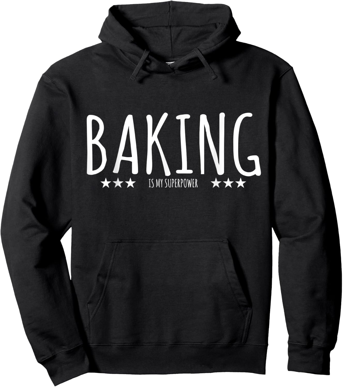 Funny Baker Baking Is My Superpower Hoodie - Hoodie | Black