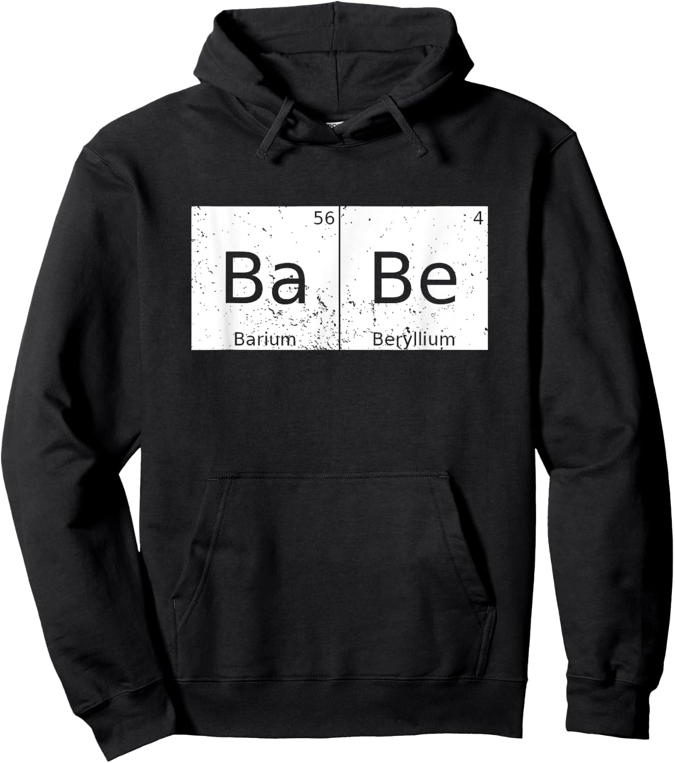 Babe Chemical Periodic Table Physics Funny Hoodie - Hoodie | Black