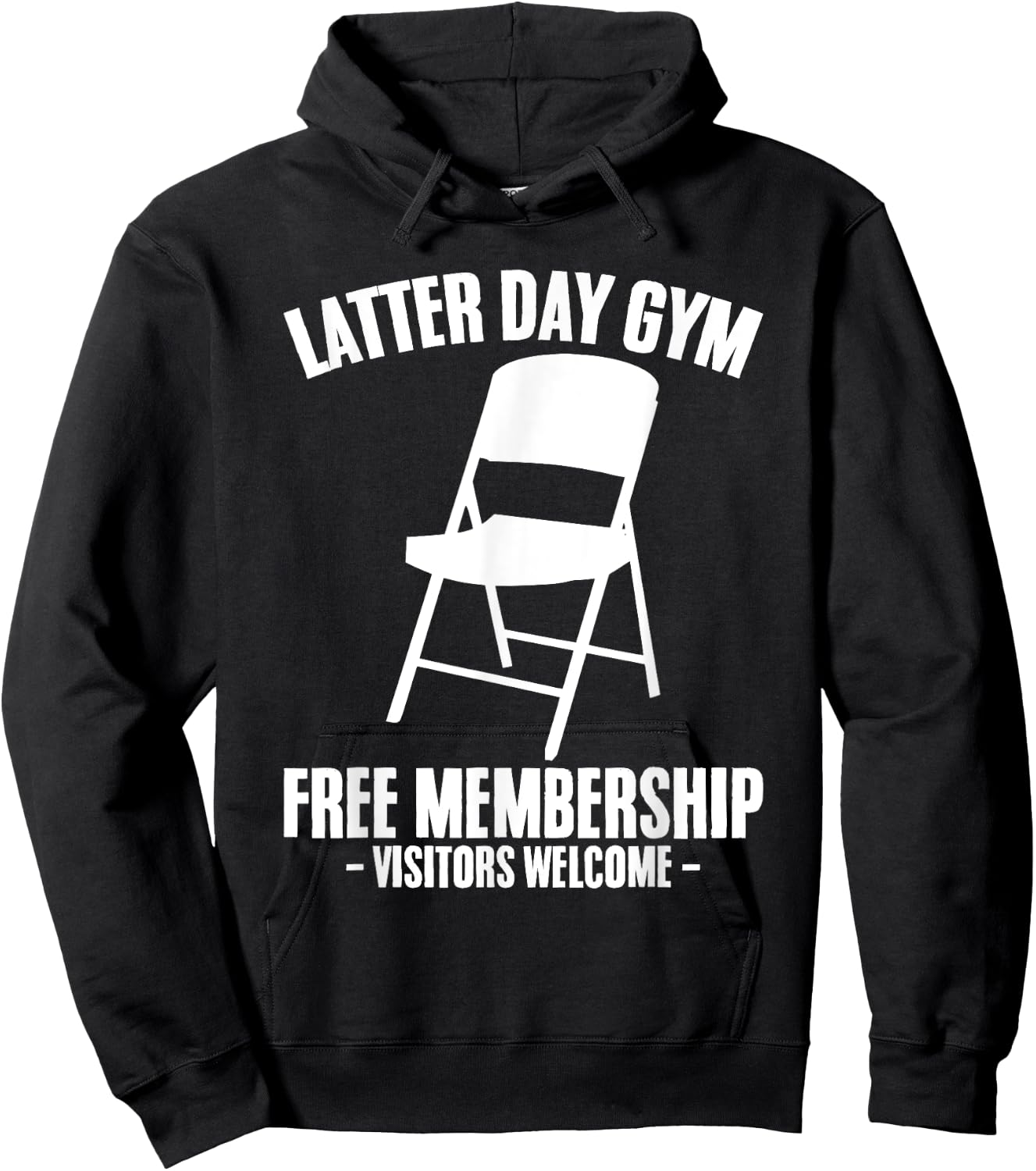Funny Mormon Gym Missionary Sister Elders LDS Missionaries Hoodie - Hoodie | Black