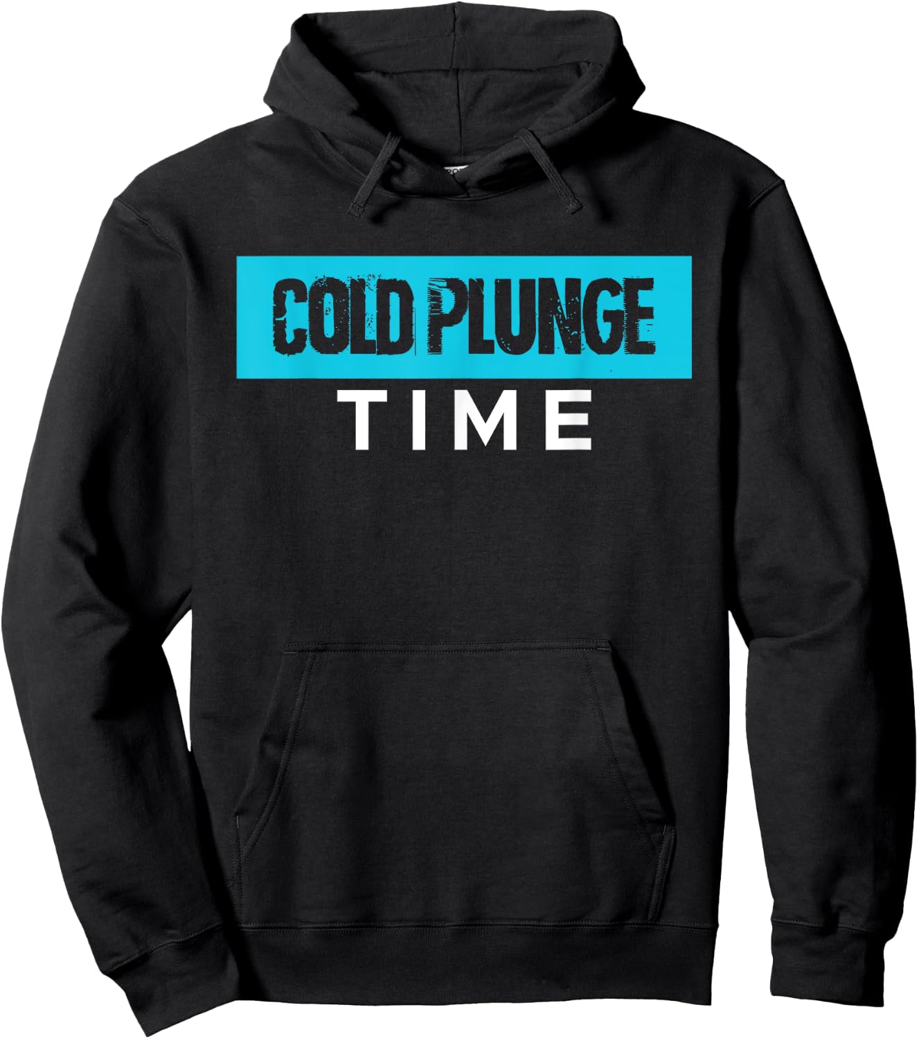 Cold Plunge Time Ice Bath Hoodie - Hoodie | Black