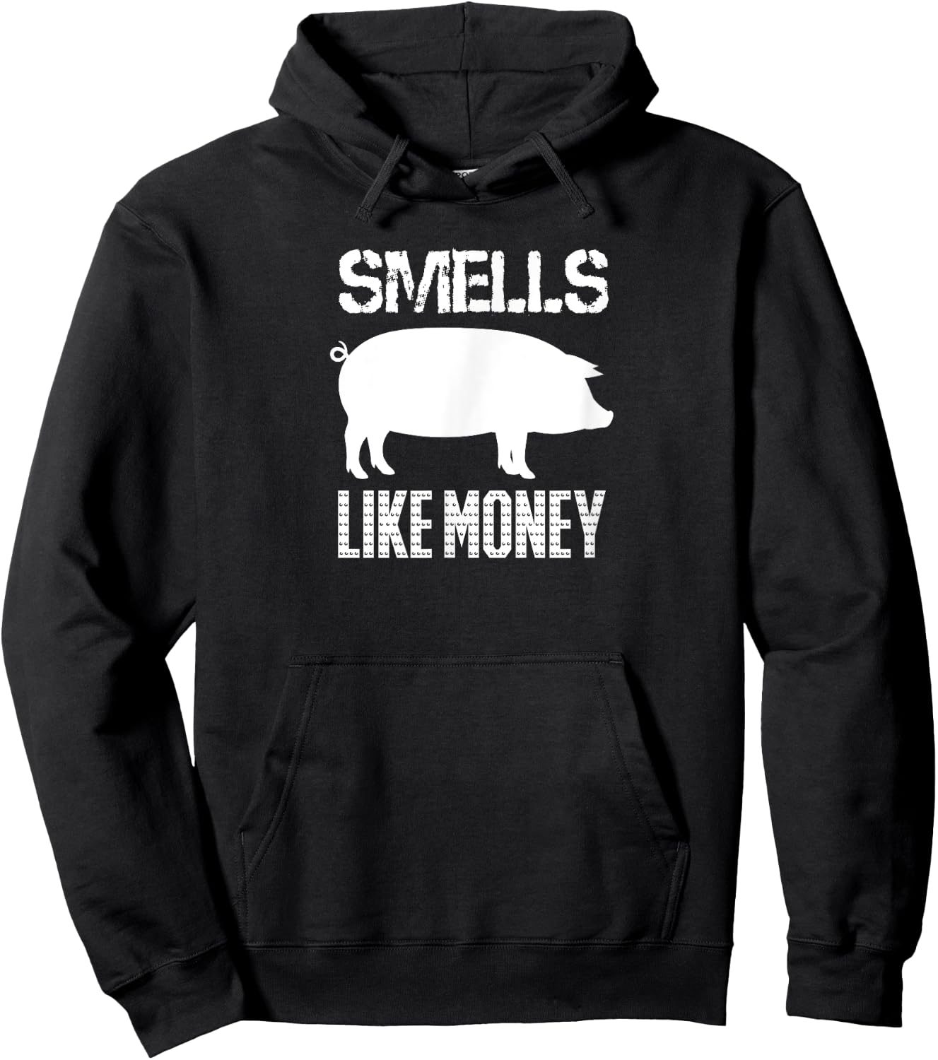 Smells Like Money Farming for Pork Farmers Hoodie - Hoodie | Black