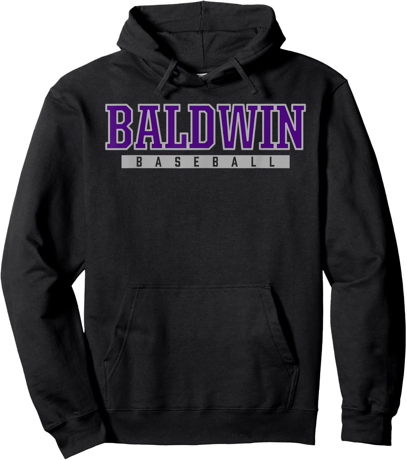 Baldwin High School Baseball Hoodie - Hoodie | Black