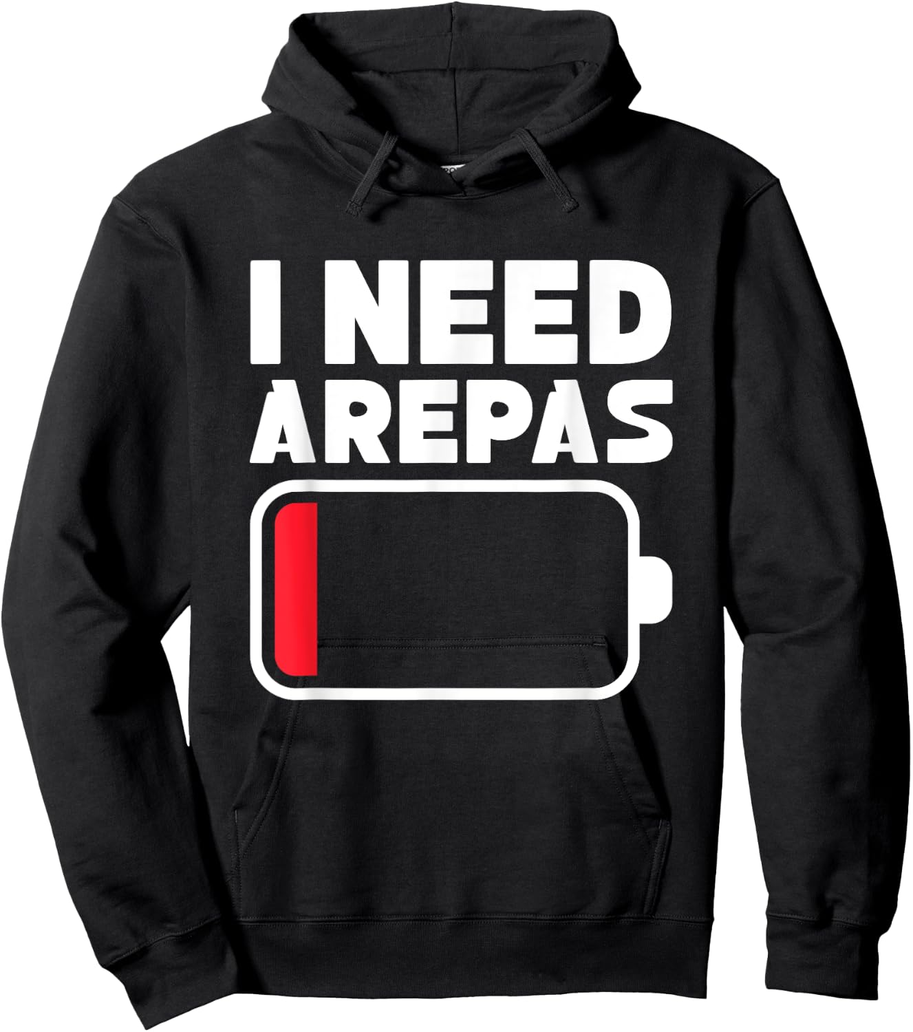 I need arepas Design for a arepa lover Hoodie - Hoodie | Black