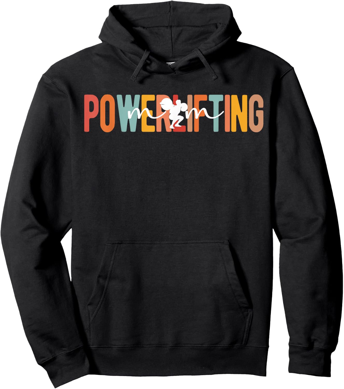 Powerlifting Mom Of A Powerlifter Mom Powerlifting Mother Hoodie - Hoodie | Black