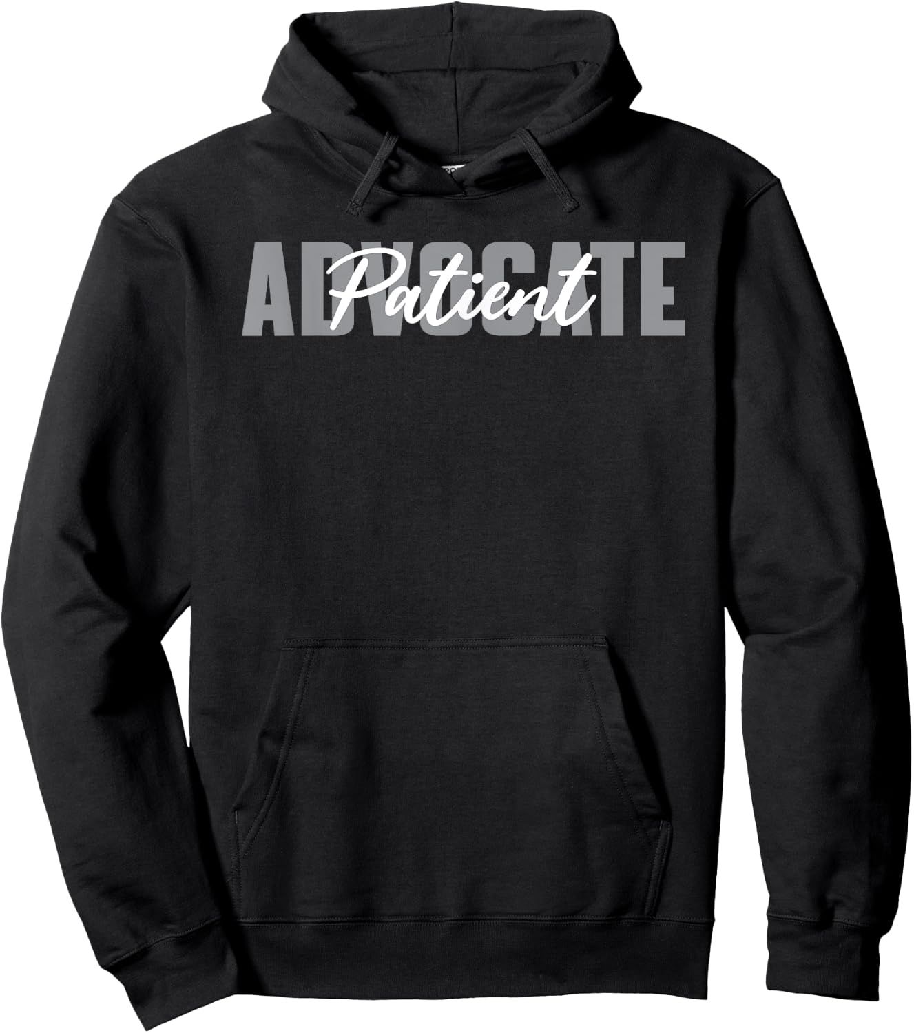 Patient Advocate Typeset Apparel Healthcare Advocate Hoodie - Hoodie | Black