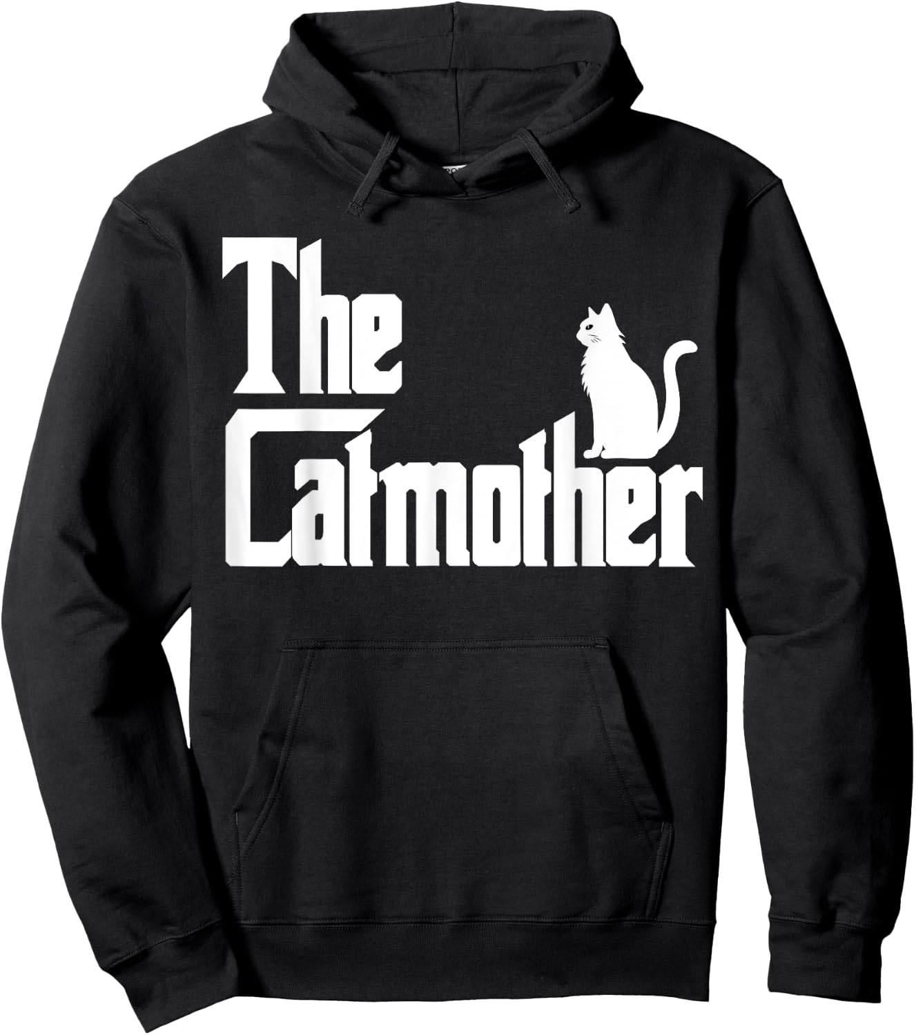 The CatMother Funny Cat Mom Shirt Cat Lover Gifts Hoodie - Hoodie | Black