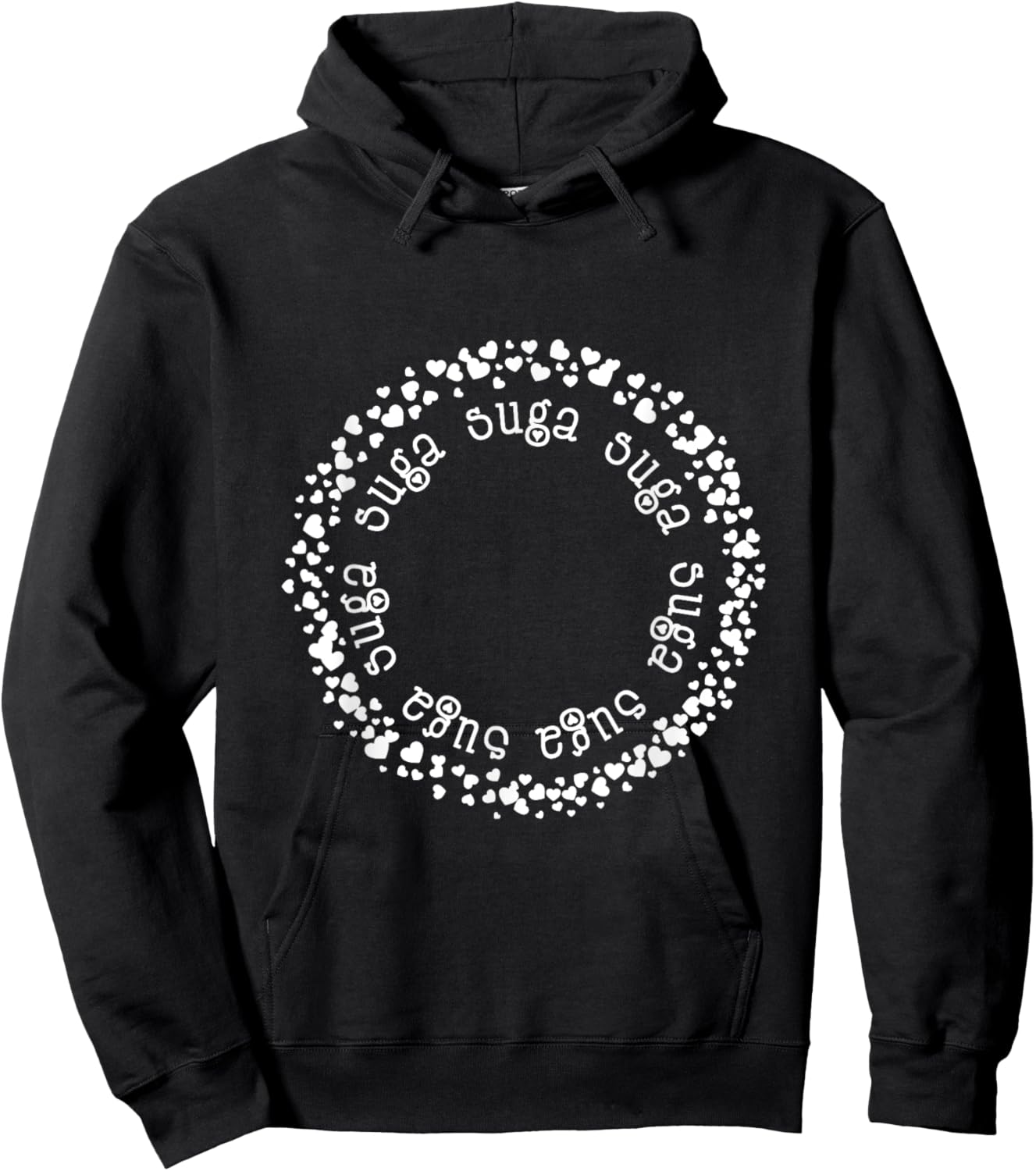 Kpop Fan Girl - Love Suga T Shirt Hoodie - Hoodie | Black