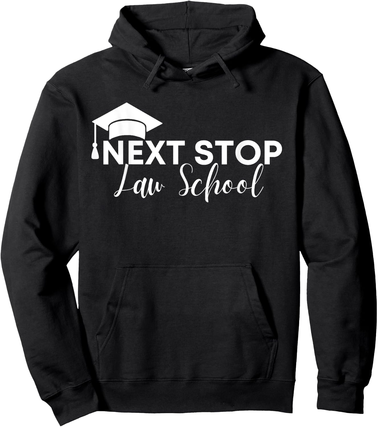 Future Next Stop Law School Lawyer Hoodie - Hoodie | Black