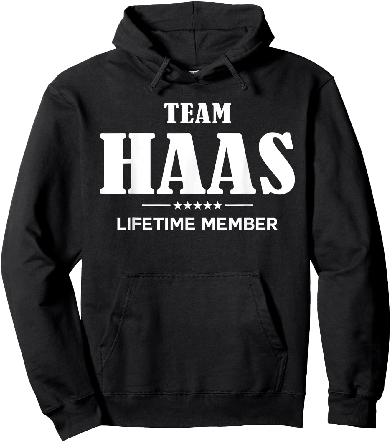 Team HAAS Lifetime Member HAAS Family Hoodie - Hoodie | Black