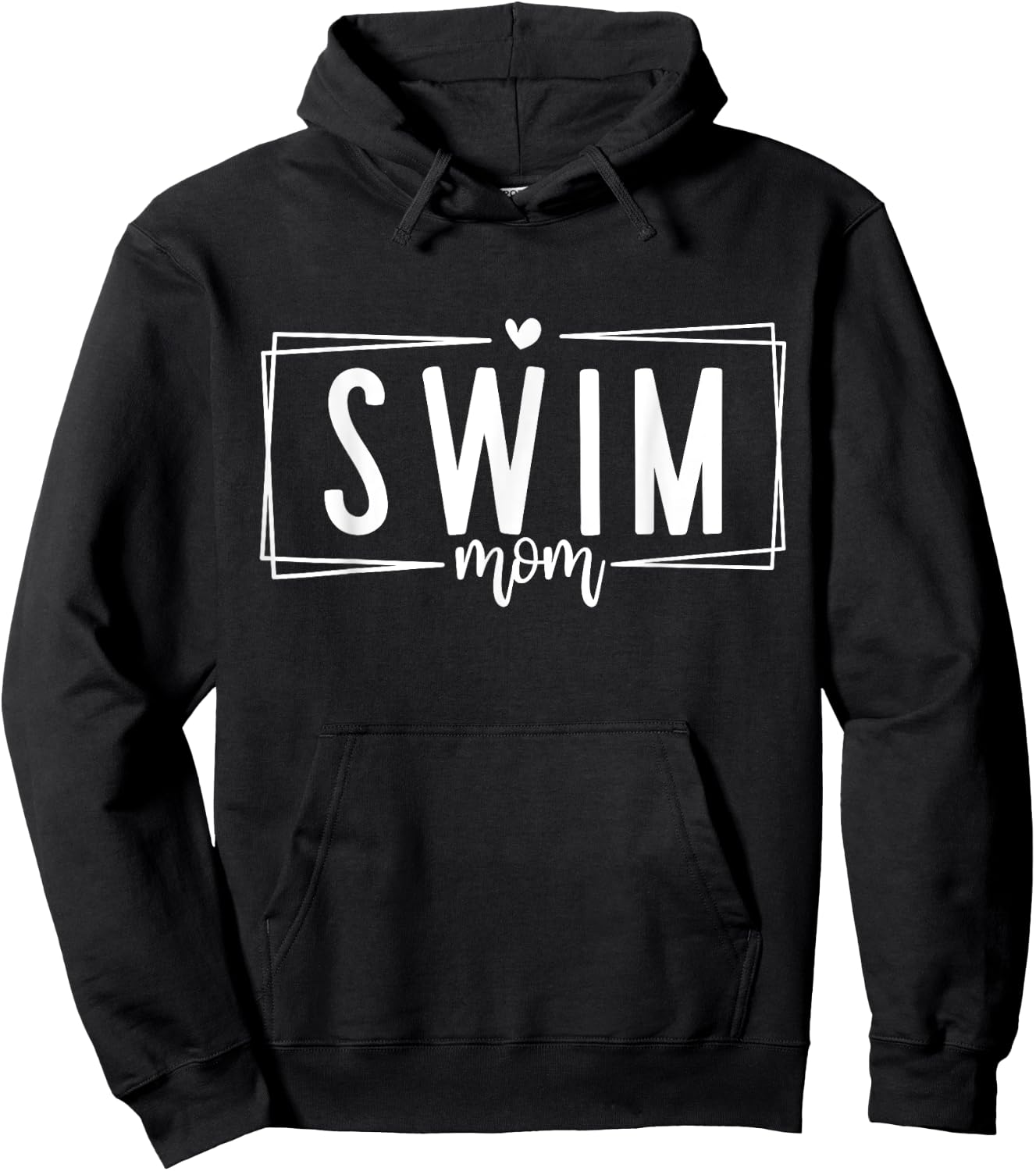 Swimmer Mom Proud Swim Mom Hoodie - Hoodie | Black