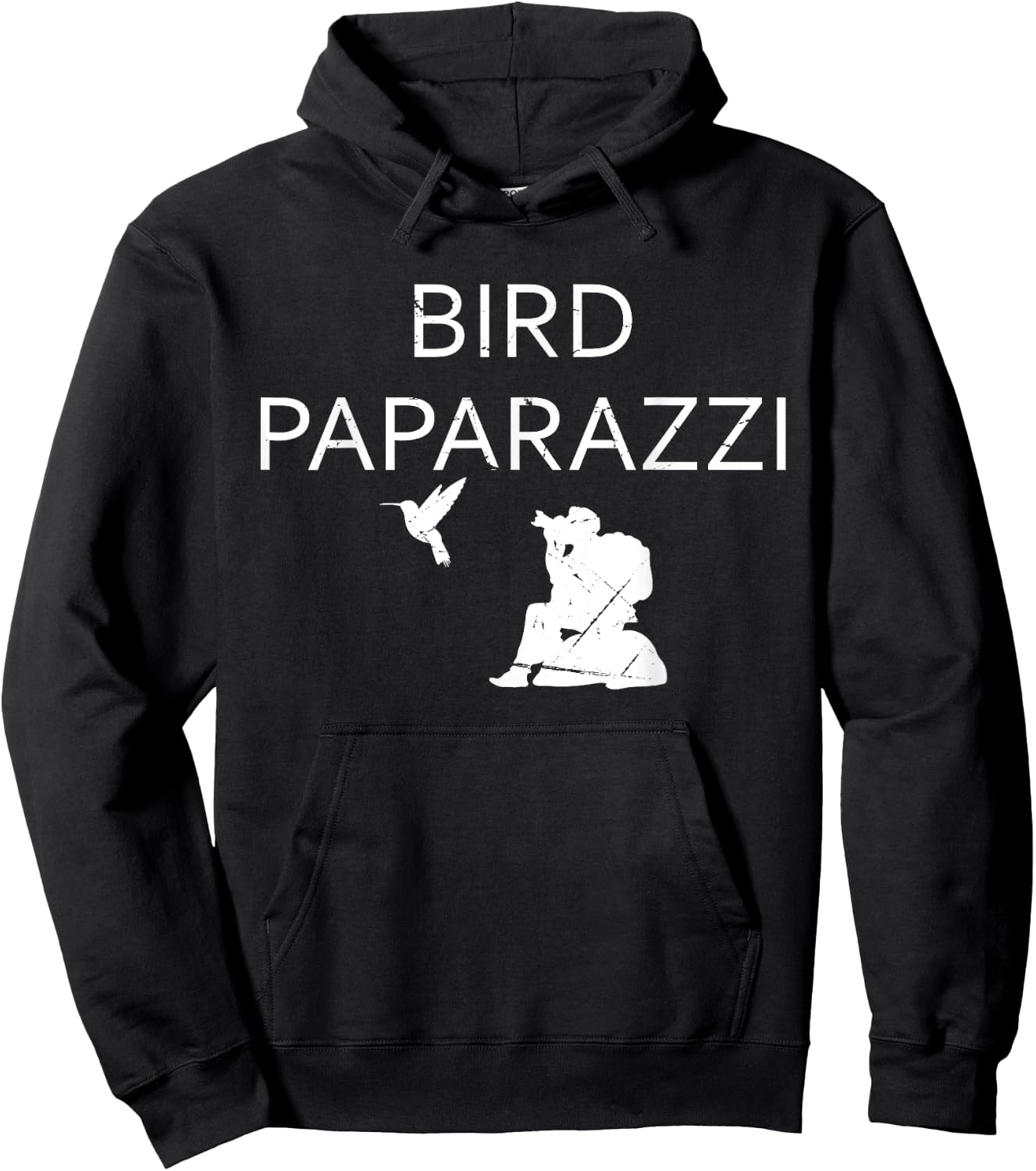 Bird Paparazzi | Bird Photography Camera | Bird Watcher Hoodie - Hoodie | Black