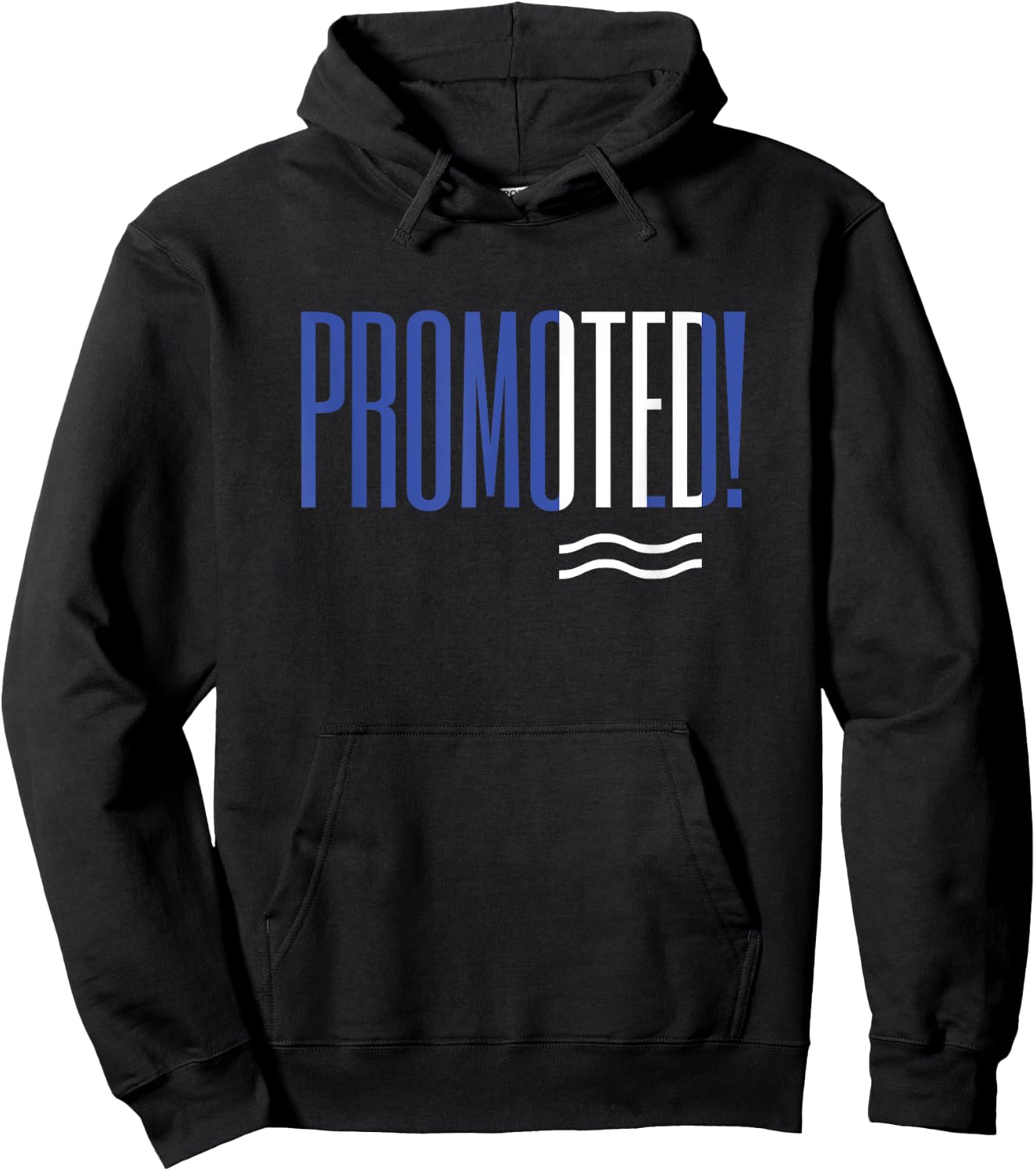 Super Blues Fandom Garms - MDS ITFC PROMOTED! Ipswich Town Fan Fun Promotion Graphic , Small, Black Hoodie - Hoodie | Black