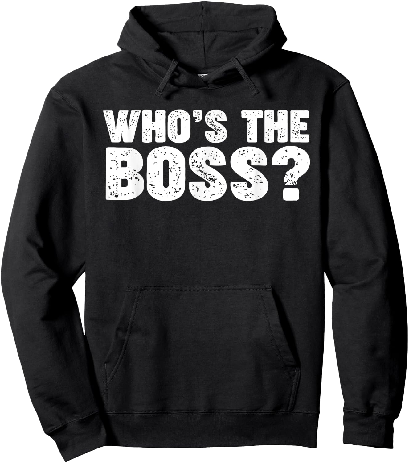 Who's the Boss Hoodie - Hoodie | Black