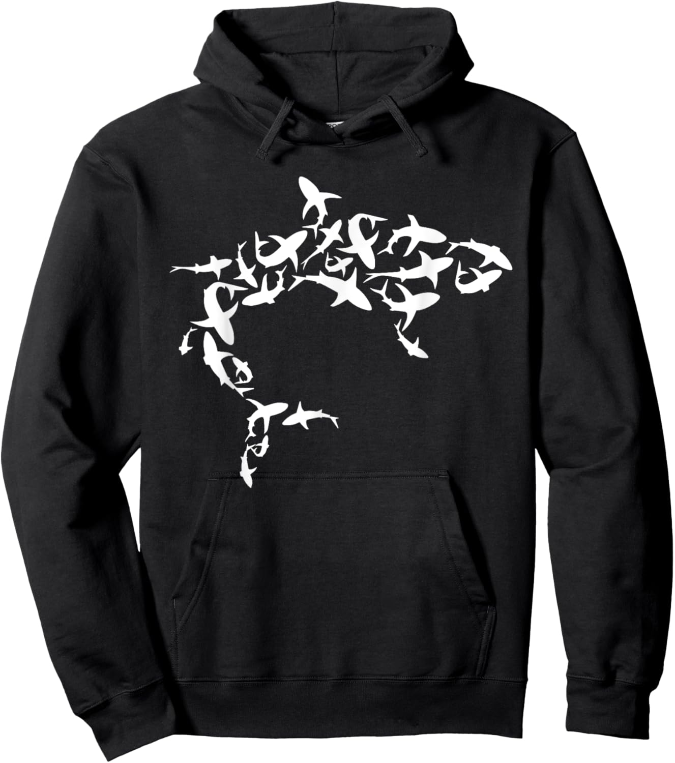 Great White Shark Lover Marine Biology Animal Science Hoodie - Hoodie | Black