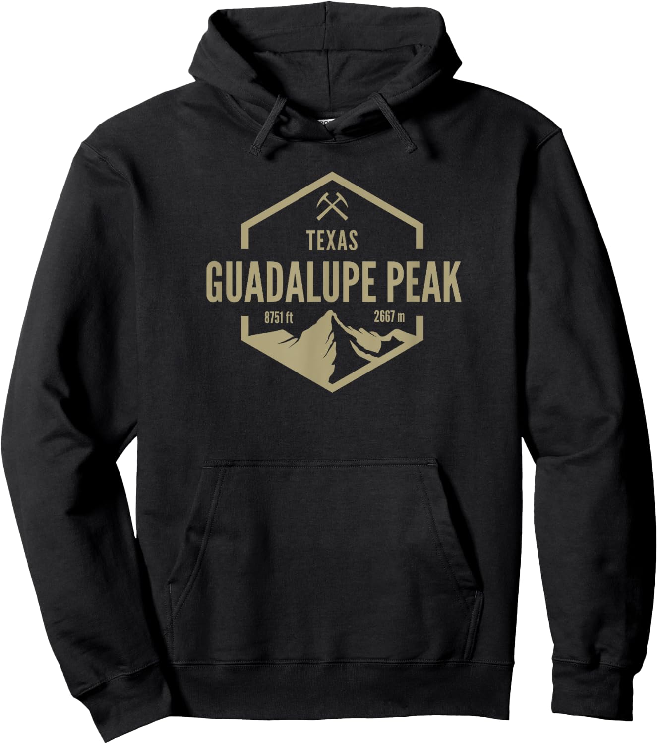 Guadalupe Peak Texas Hoodie - Hoodie | Black