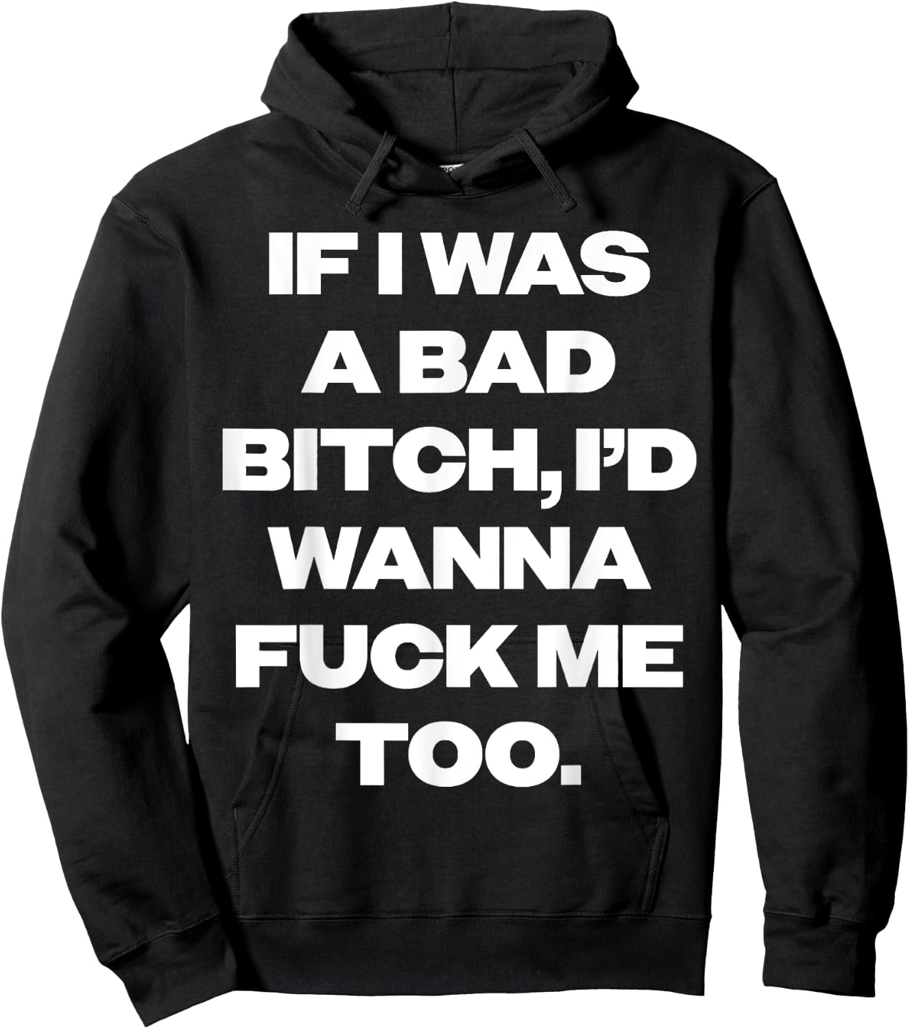 CONTROL INDUSTRY Nle Choppa - Bad Bitch , Small, Black Hoodie - Hoodie | Black