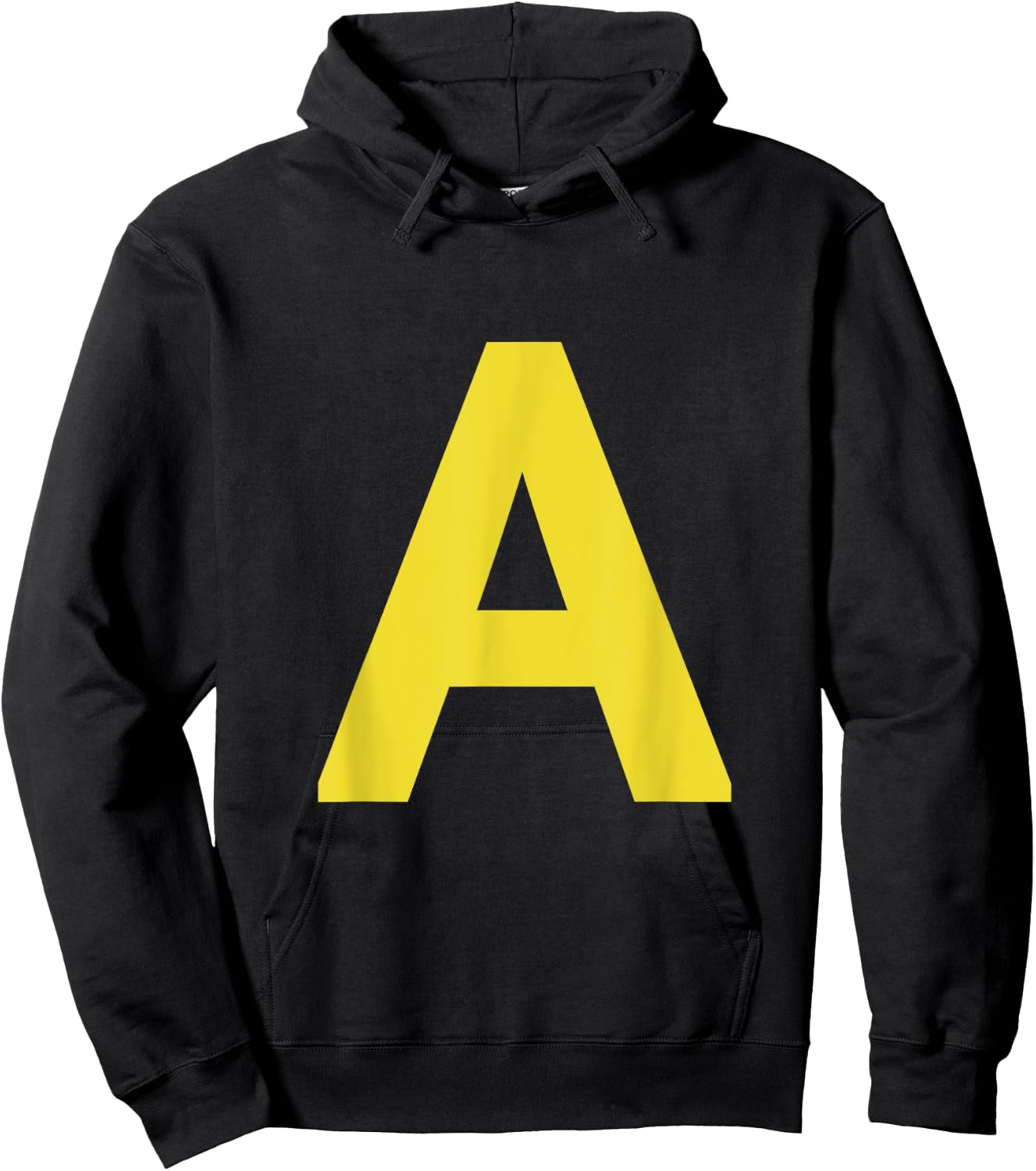 letter A funny chipmunk group matching halloween costume Hoodie - Hoodie | Black