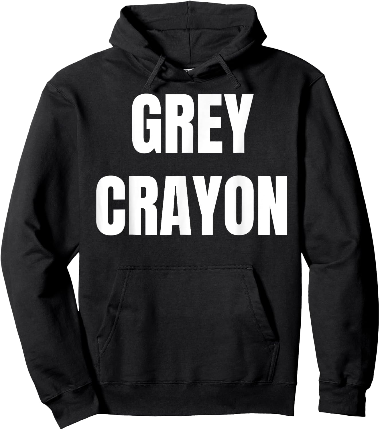 Grey Crayon Box Funny Group Crayon Costume Hoodie - Hoodie | Black
