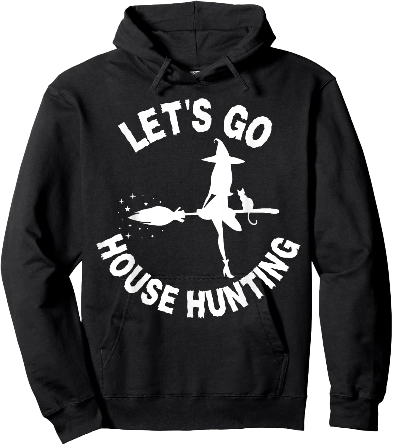 Lets Go House Hunting Realtor Halloween Costume Real Estate Hoodie - Hoodie | Black