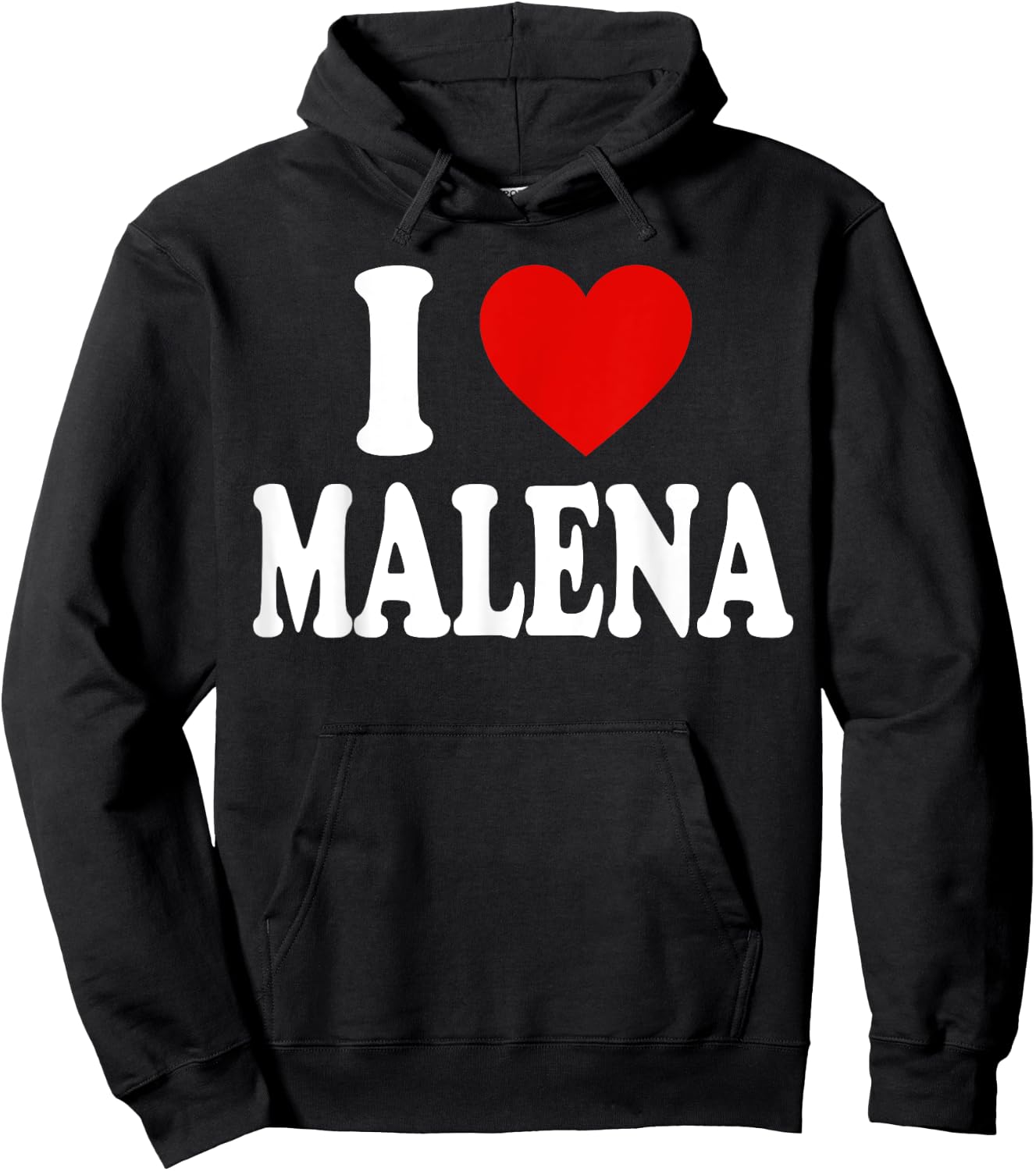 I Heart Love Malena Hoodie - Hoodie | Black