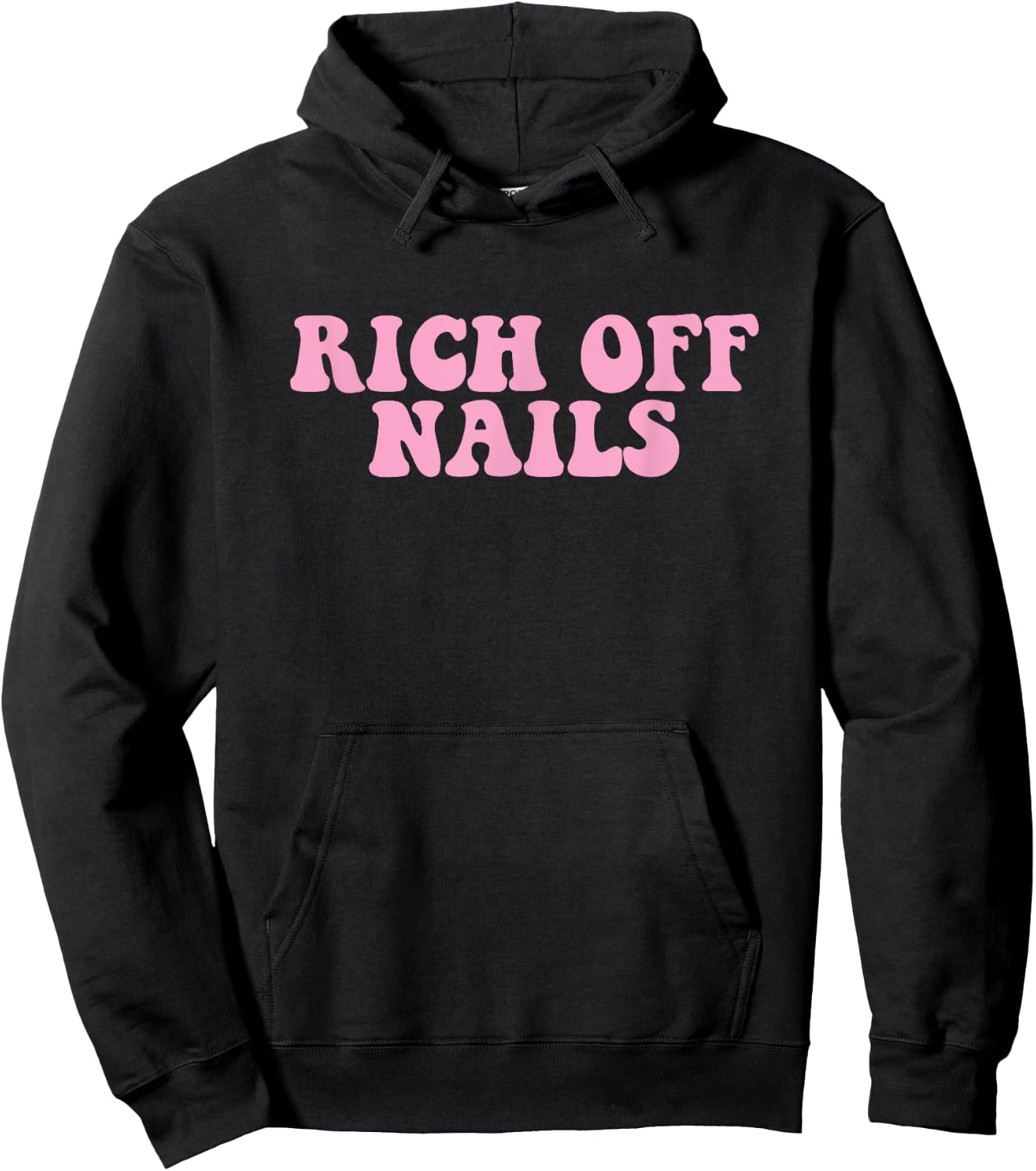 Rich Off Nails Manicurist Nail Artist Nail Tech Hoodie - Hoodie | Black
