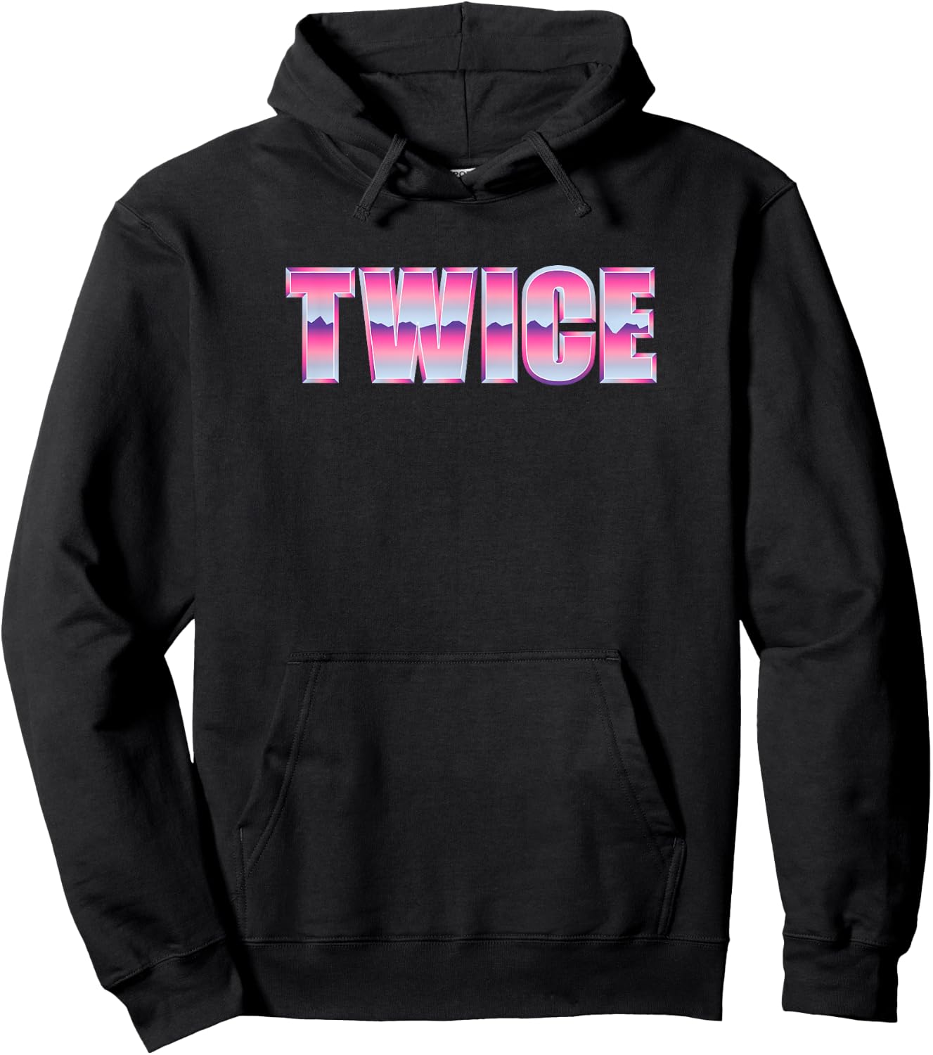 Retro Twice Hoodie - Hoodie | Black