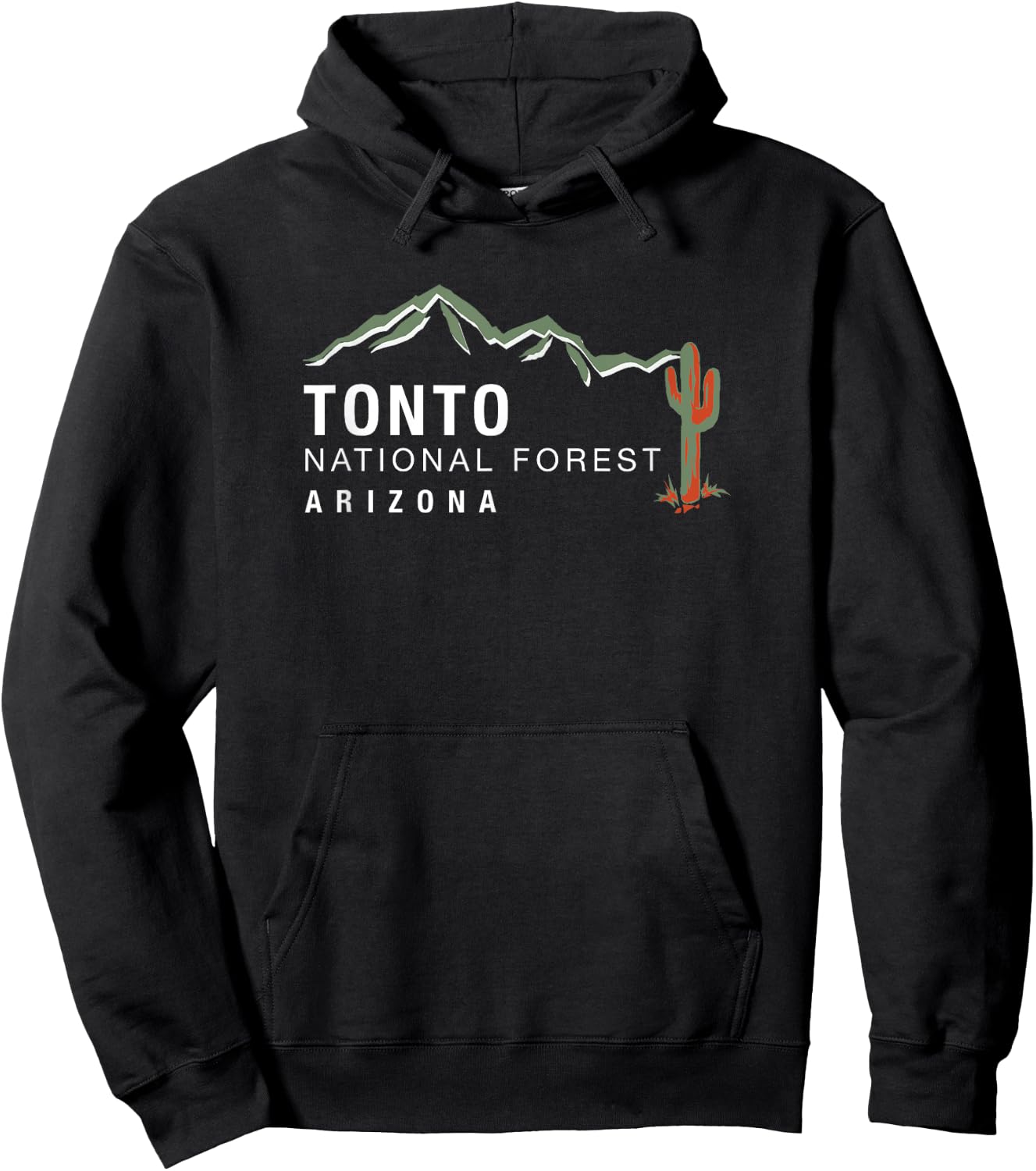 Tonto National Forest Arizona Hoodie - Hoodie | Black