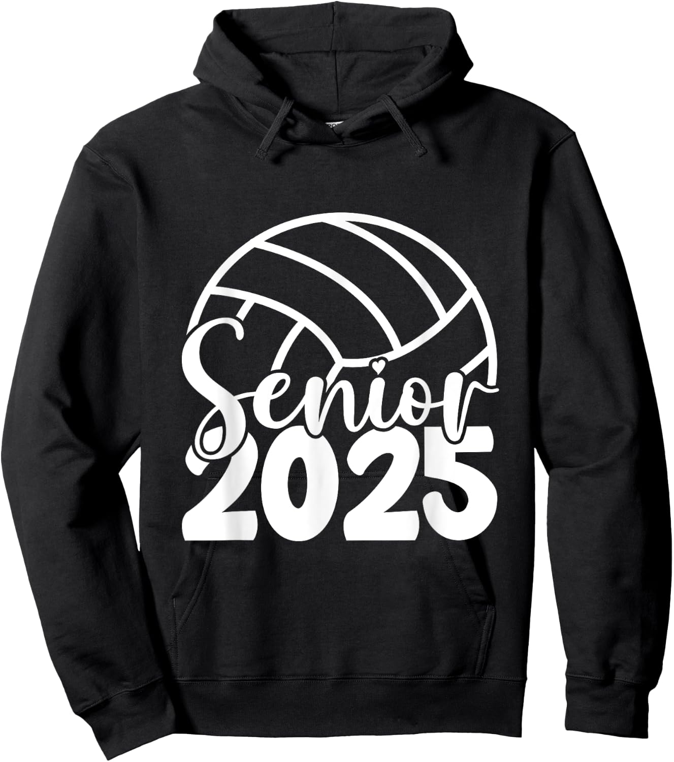 Class Of 2025 Volleyball Graduation Class Of 2025 Senior Hoodie - Hoodie | Black