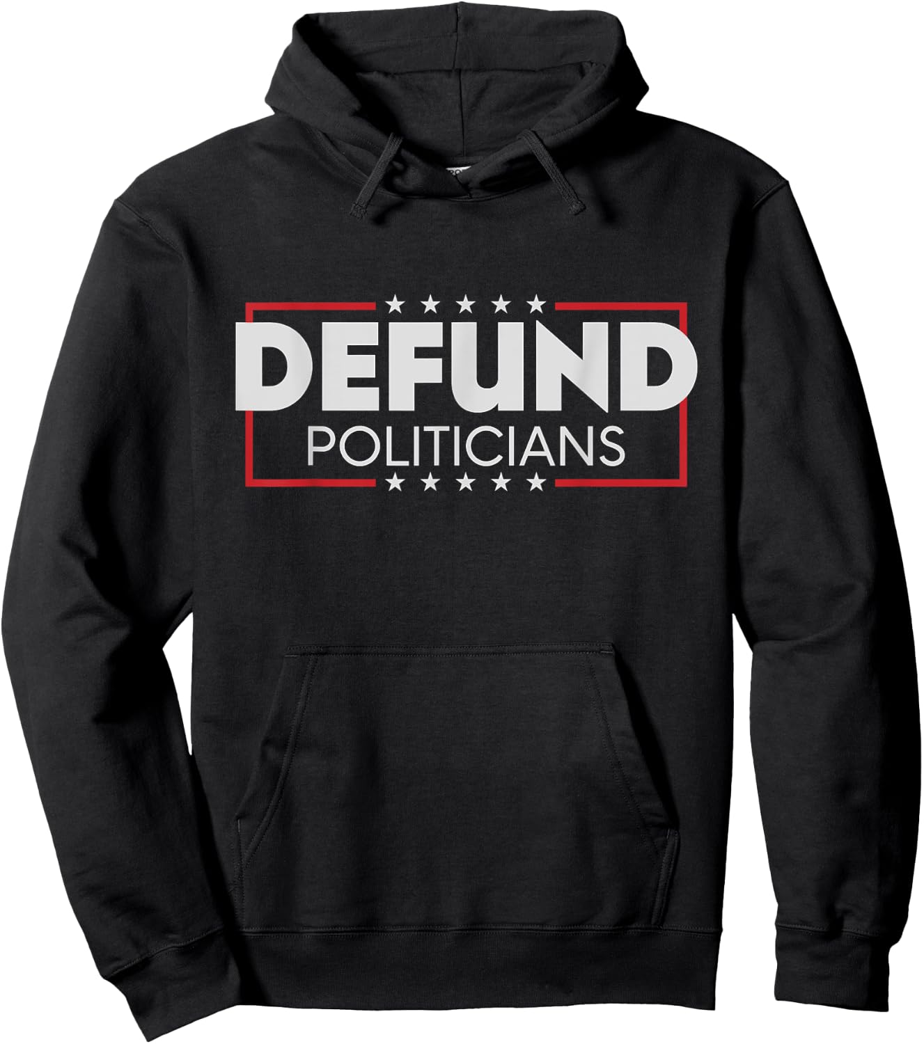 Defund Politicians Shirt Hoodie - Hoodie | Black