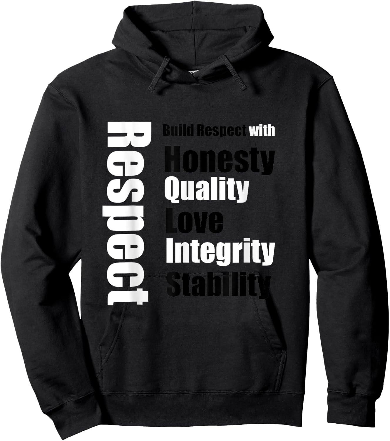 Respect Hoodie - Hoodie | Black