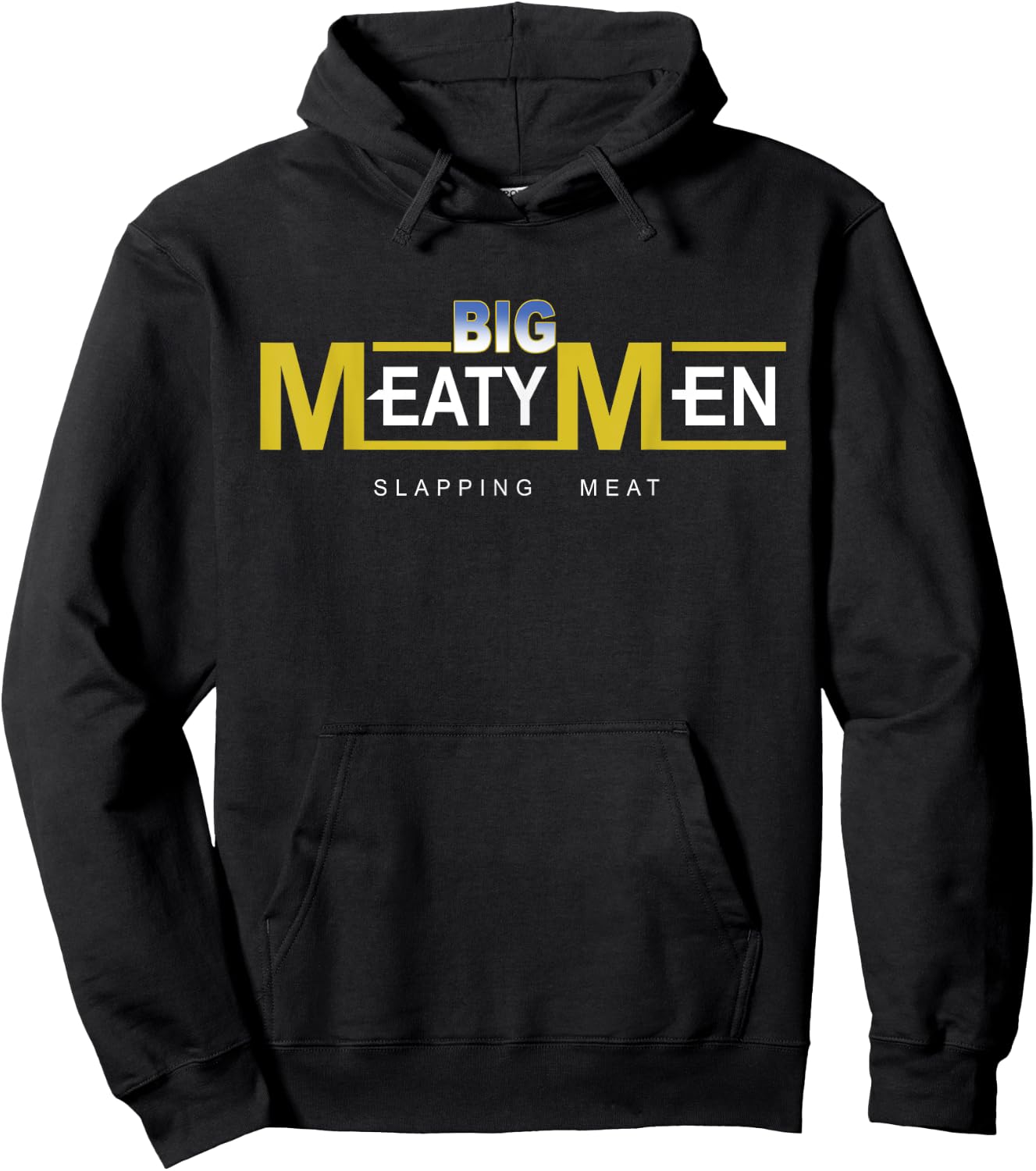 Big Meaty Men Slapping Meat Hoodie - Hoodie | Black