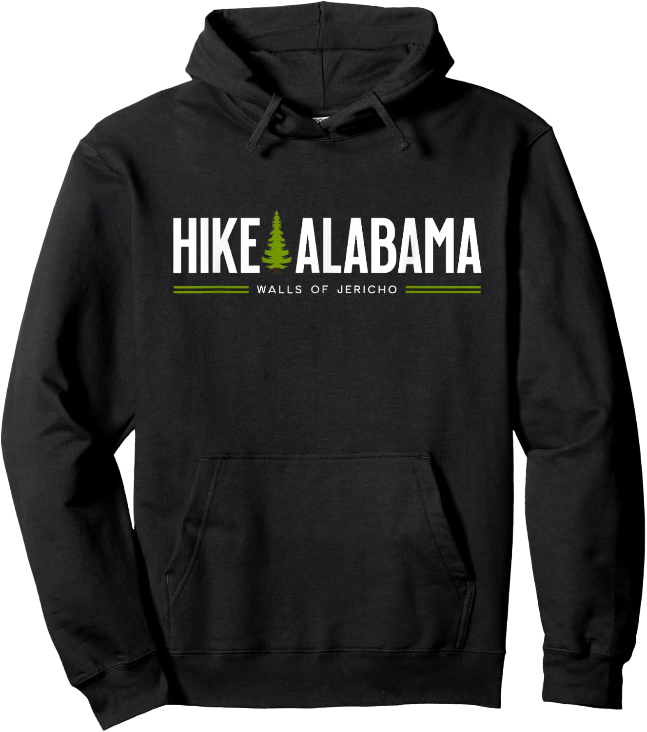 Alabama Walls of Jericho Hike Tree Graphic Hoodie - Hoodie | Black