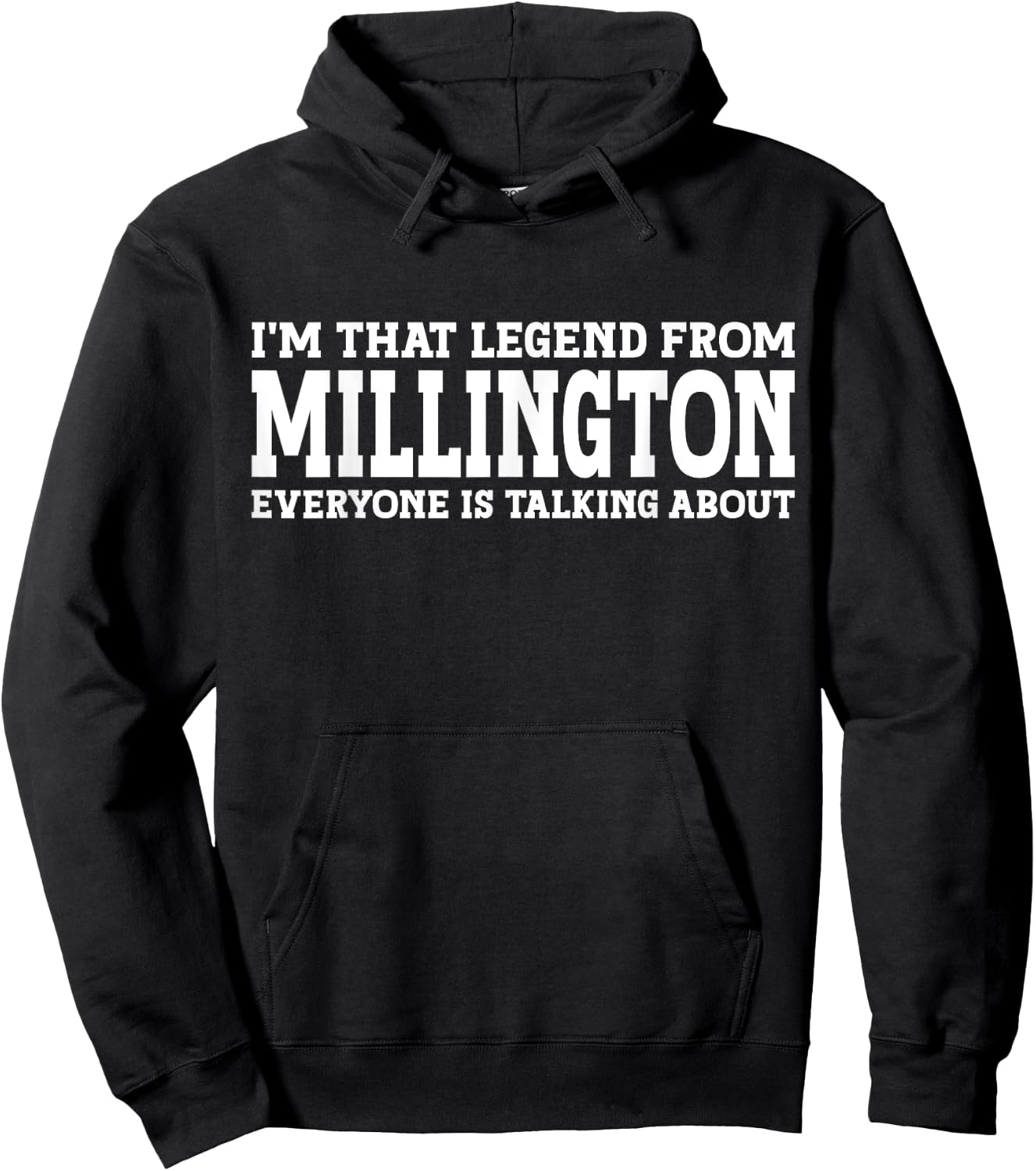 Millington Hometown TN Tennessee Home Roots City Millington Hoodie - Hoodie | Black