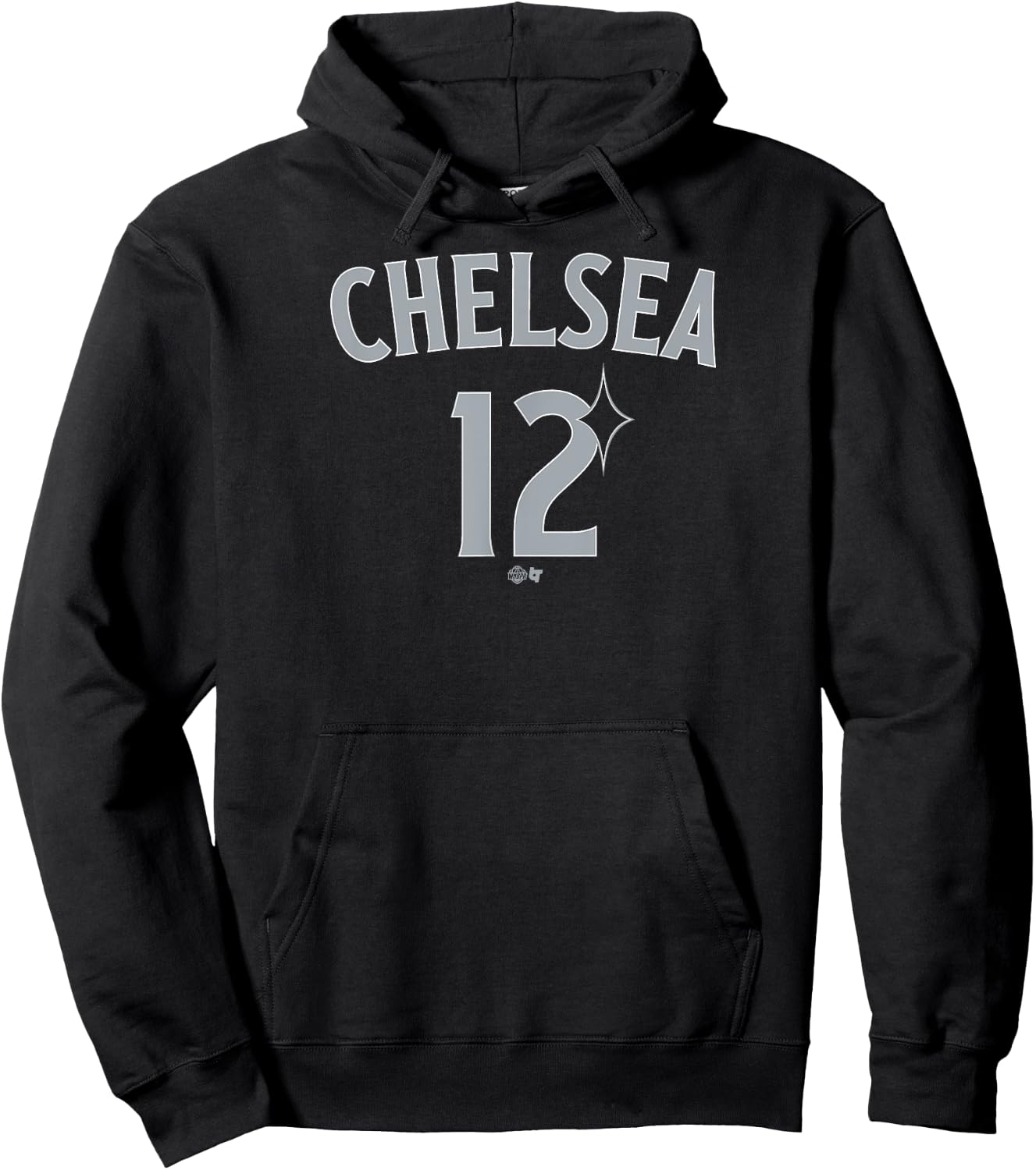 Chelsea Gray: LV 12 - Las Vegas Basketball Hoodie - Hoodie | Black