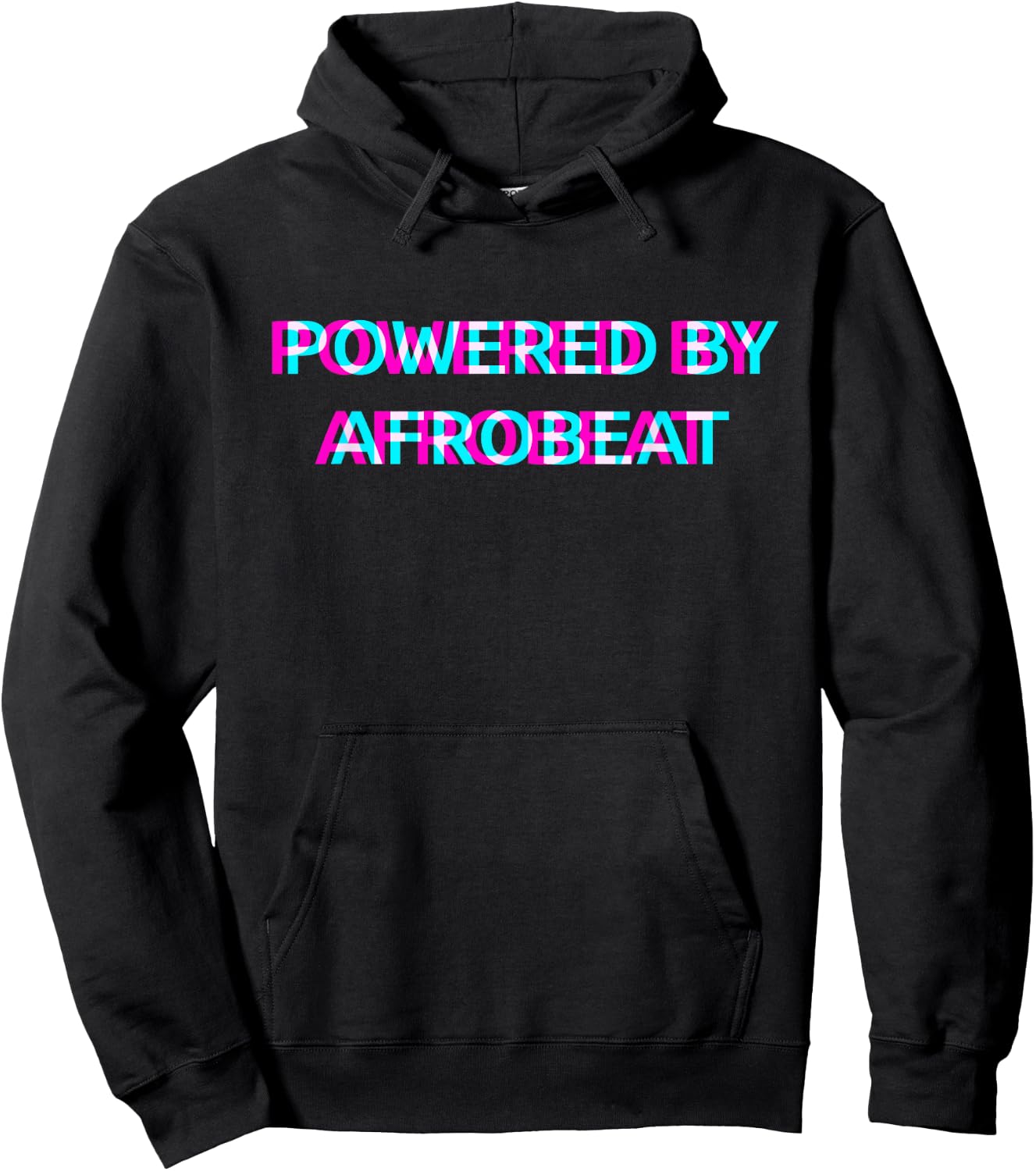 Powered By Afrobeat Music Festival Outfit Hoodie - Hoodie | Black
