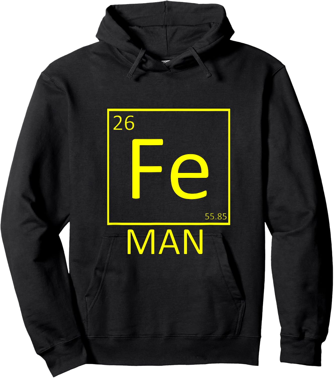 Fe Man Iron Man Funny Sciencewear Hoodie - Hoodie | Black