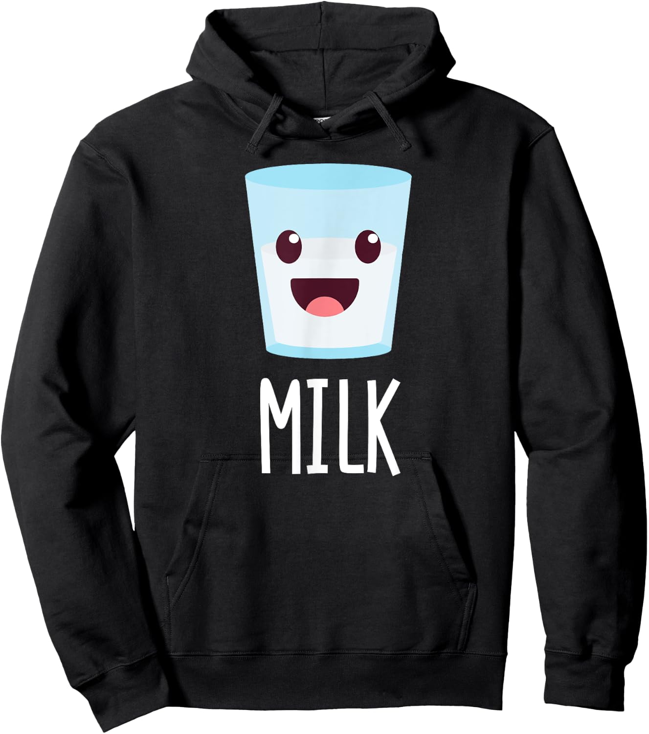 Milk & Cookies Matching Couple Halloween Best Friends Hoodie - Hoodie | Black