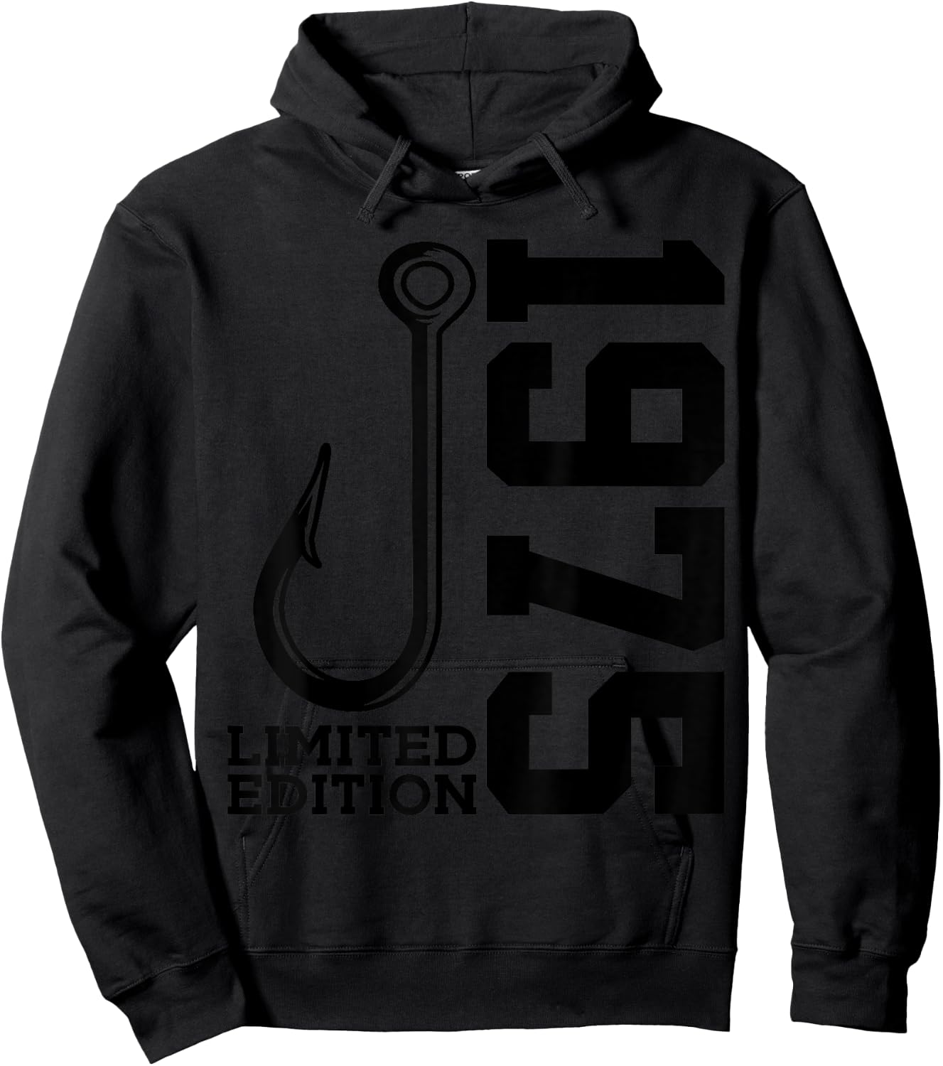 Angler 50th Birthday Fishing Limited Edition 1975 Hoodie - Hoodie | Black