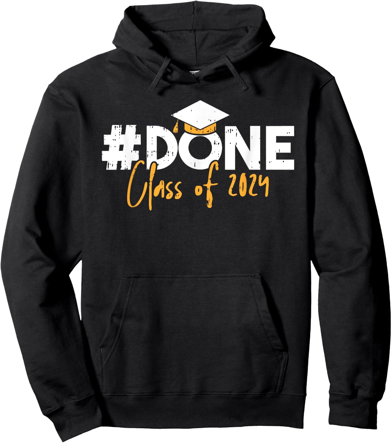 Done Class Of 2024 Graduation Graduate Men Women Kids Hoodie - Hoodie | Black