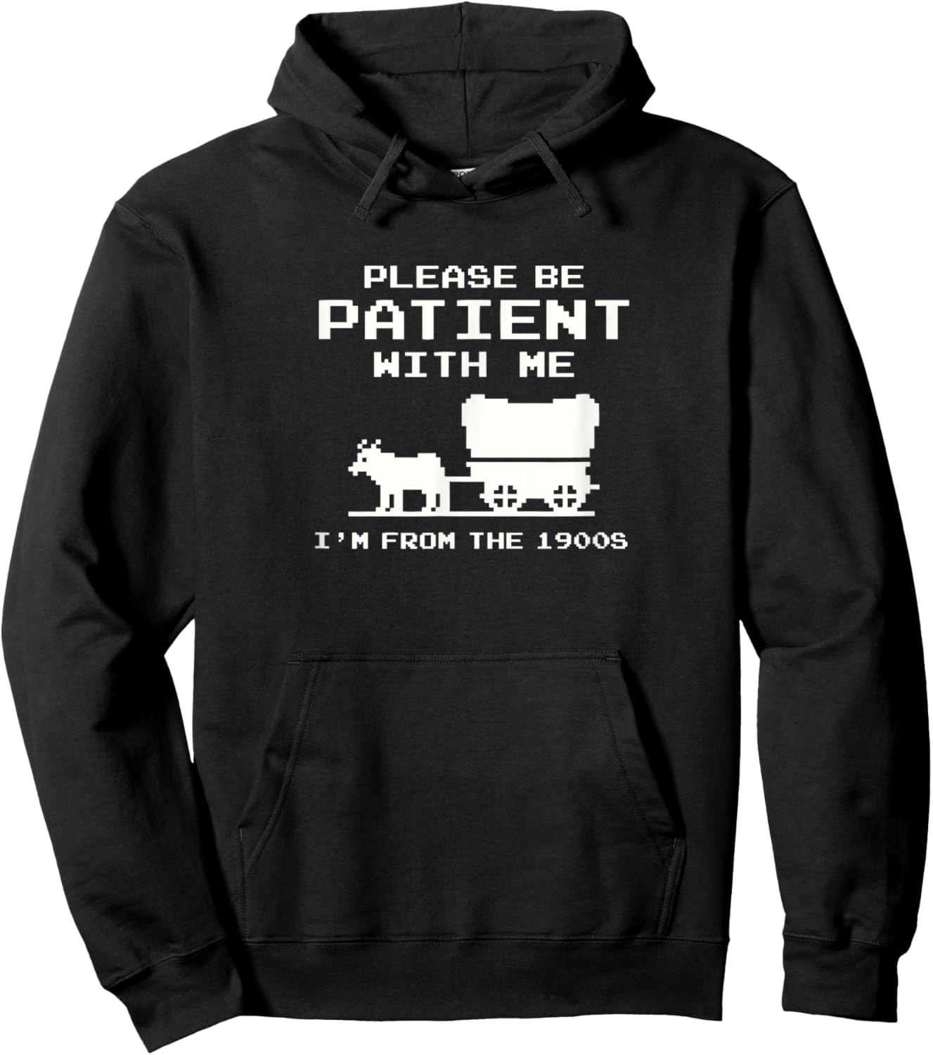 Please Patient I'm from The 1900s Funny Boomer Meme Hoodie - Hoodie | Black