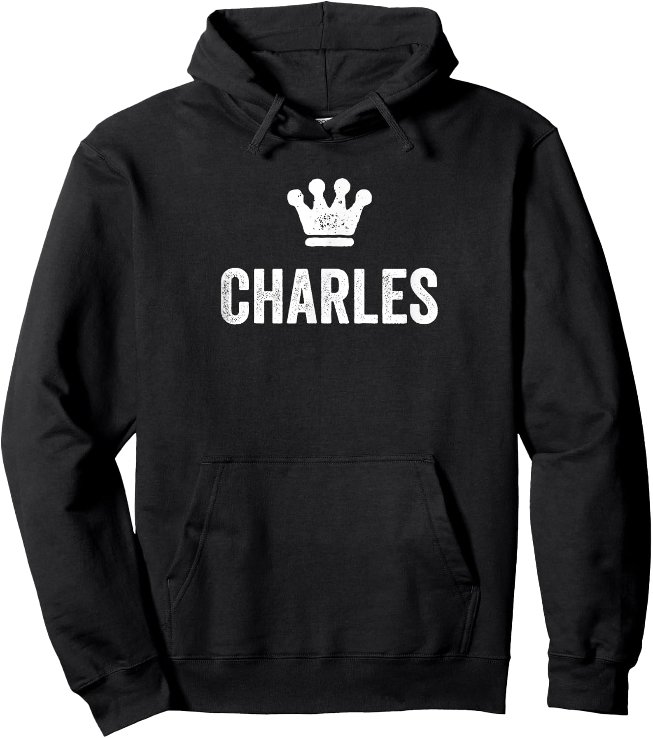 Charles the King / Crown & Name Called Charles Hoodie - Hoodie | Black