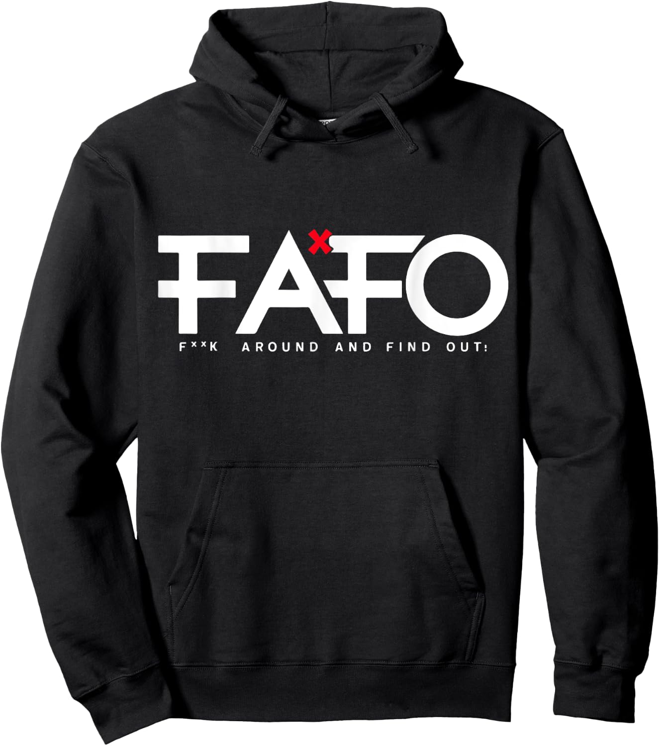 FafoGang FAFO - Fuck Around And Find Out , Small, Black Hoodie - Hoodie | Black