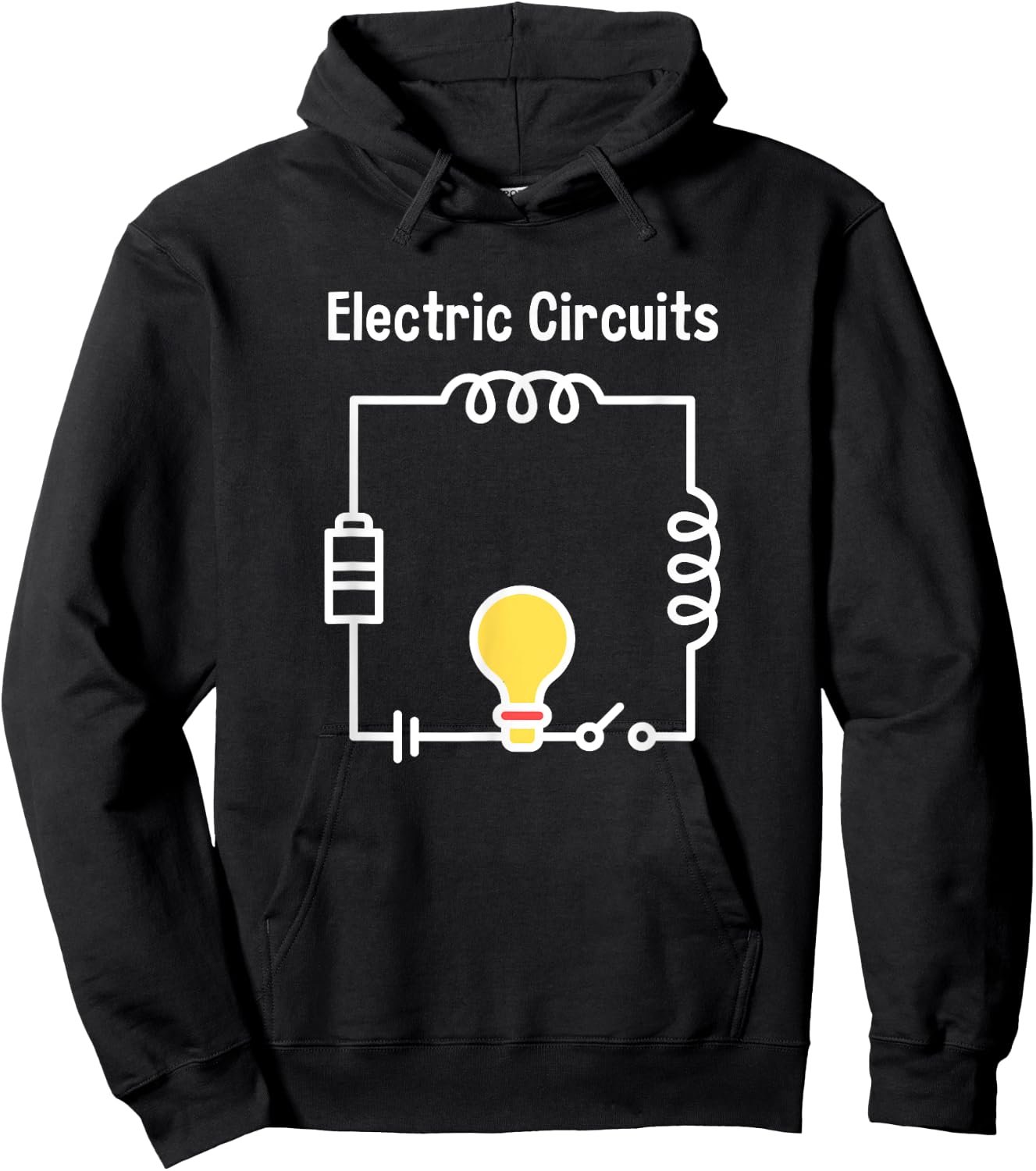 Electric Circuits Electrical Engineer Cute Gifts Hoodie - Hoodie | Black