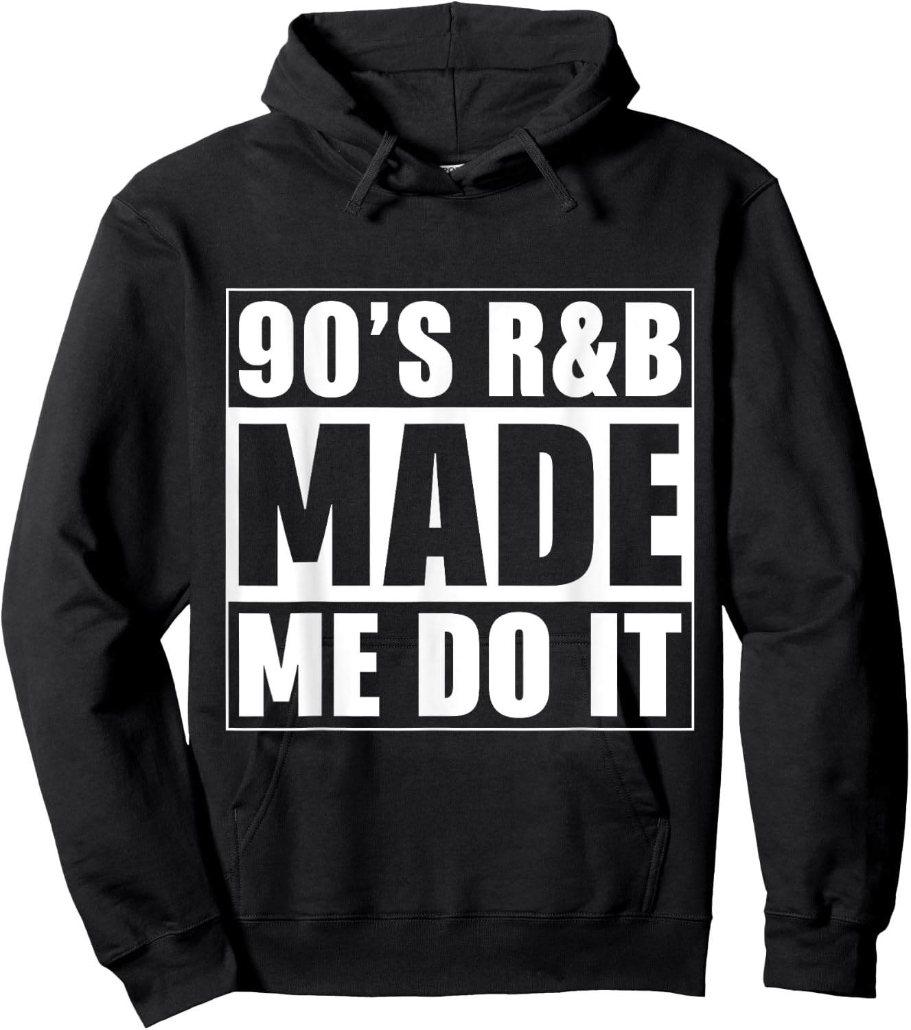 R&B Artist girls Vintage 90 s r and b graphic Hoodie - Hoodie | Black