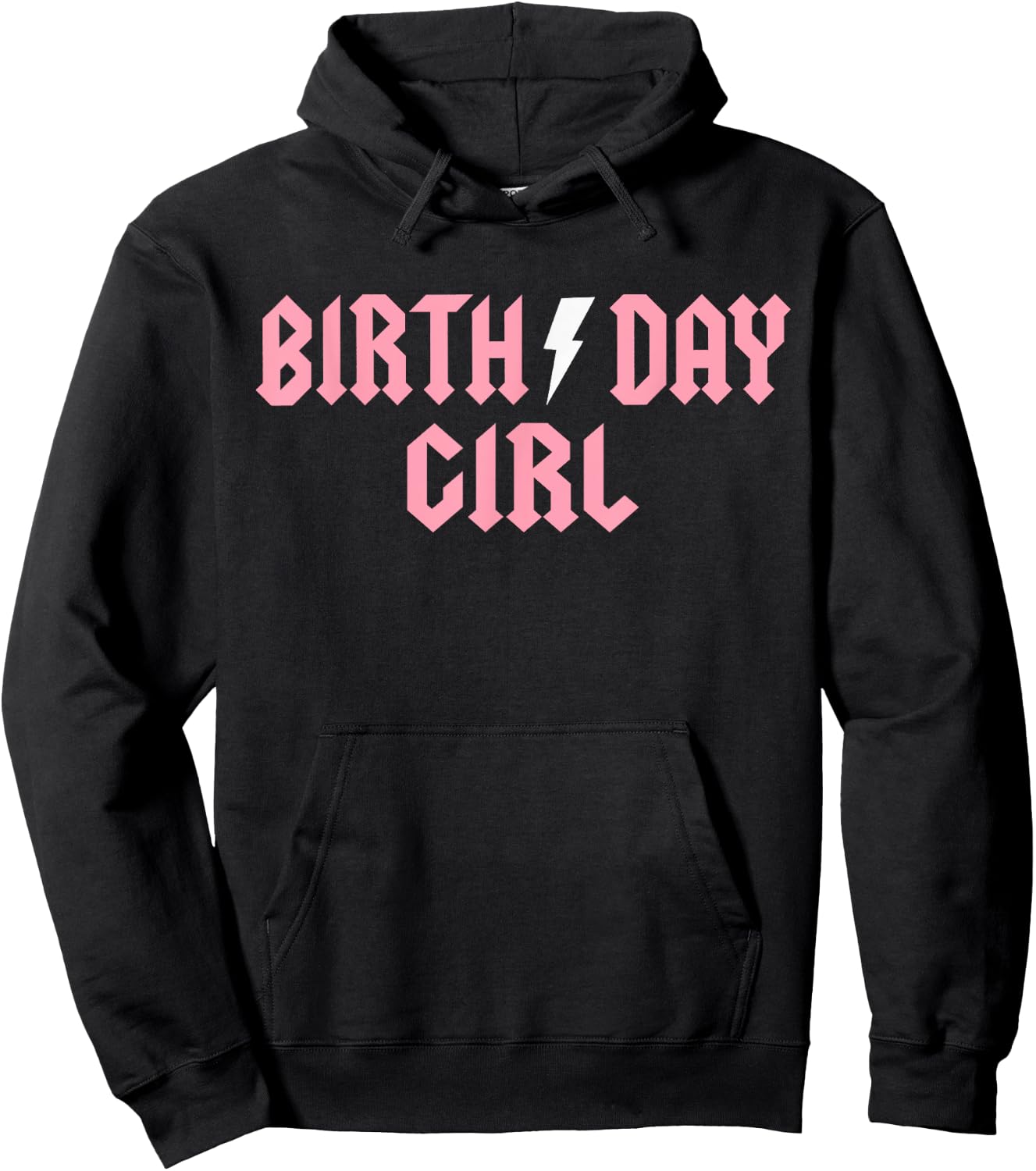 Rock n Roll Birthday Girl Birthday Rock Star Matching Family Hoodie - Hoodie | Black