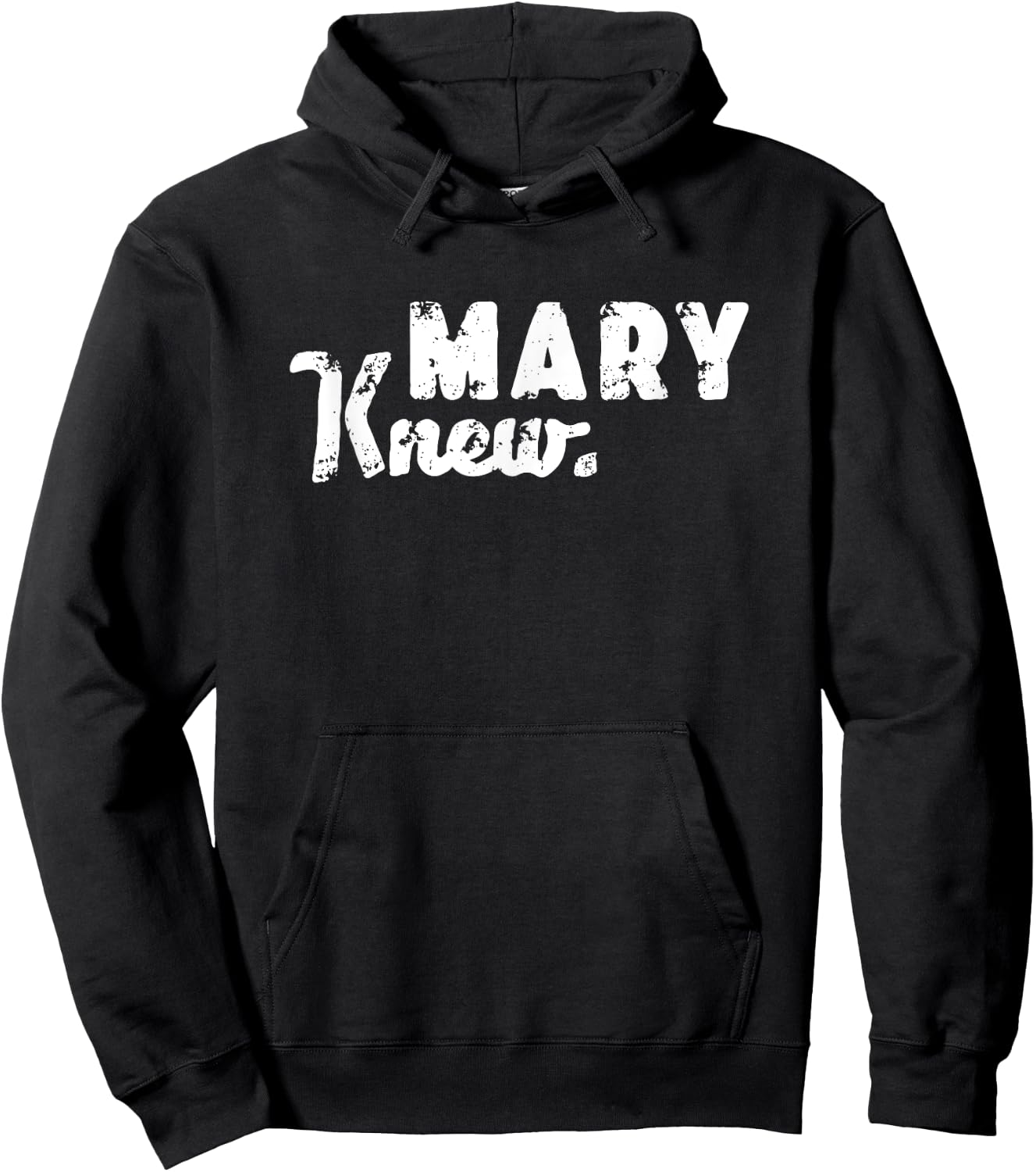 Mary Knew Christmas Hoodie - Hoodie | Black