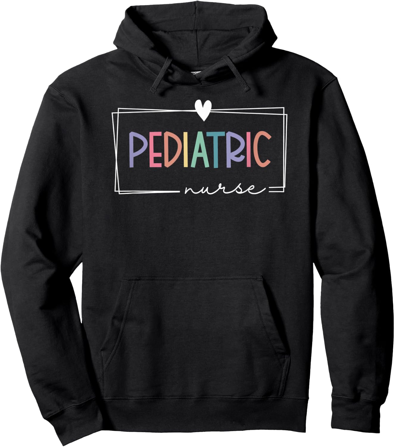 Cute Pediatric Nurse RN PEDS Nurse Practitioner Nursing Hoodie - Hoodie | Black
