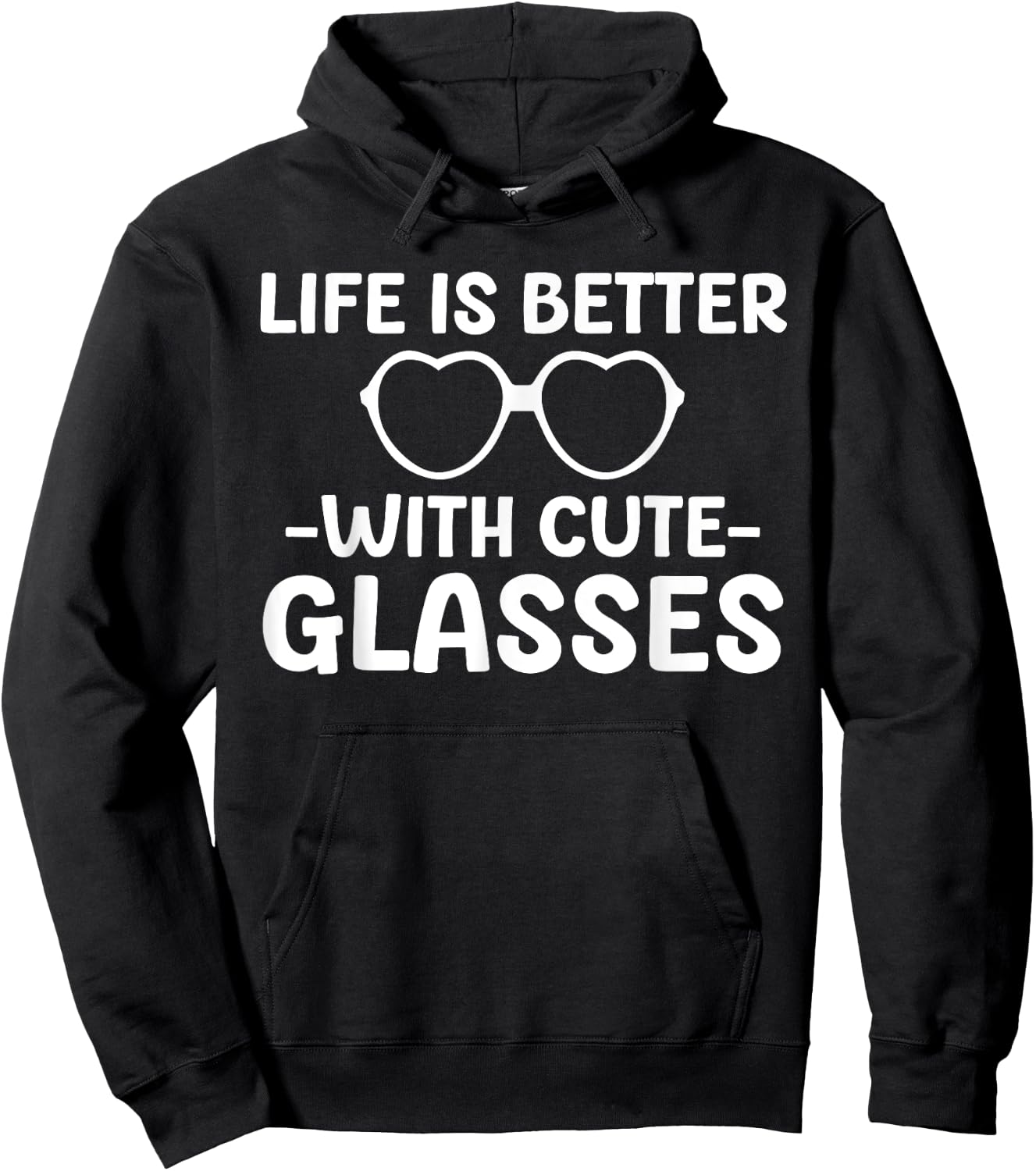 Cute Optician Art Women Optometrist Eyewear Optician Hoodie - Hoodie | Black